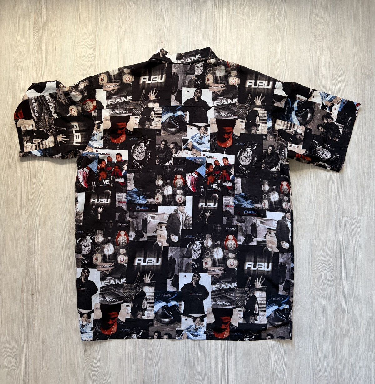 Fubu FUBU Overprinted Iconic Shirt Size US XXL / EU 58 / 5 - 8 Thumbnail