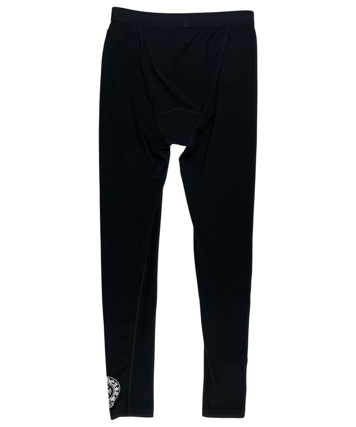 Chrome Hearts Chrome Hearts Front Fly Horseshoe Logo Long John Leggings Size US 26 / EU 42 - 2 Thumbnail