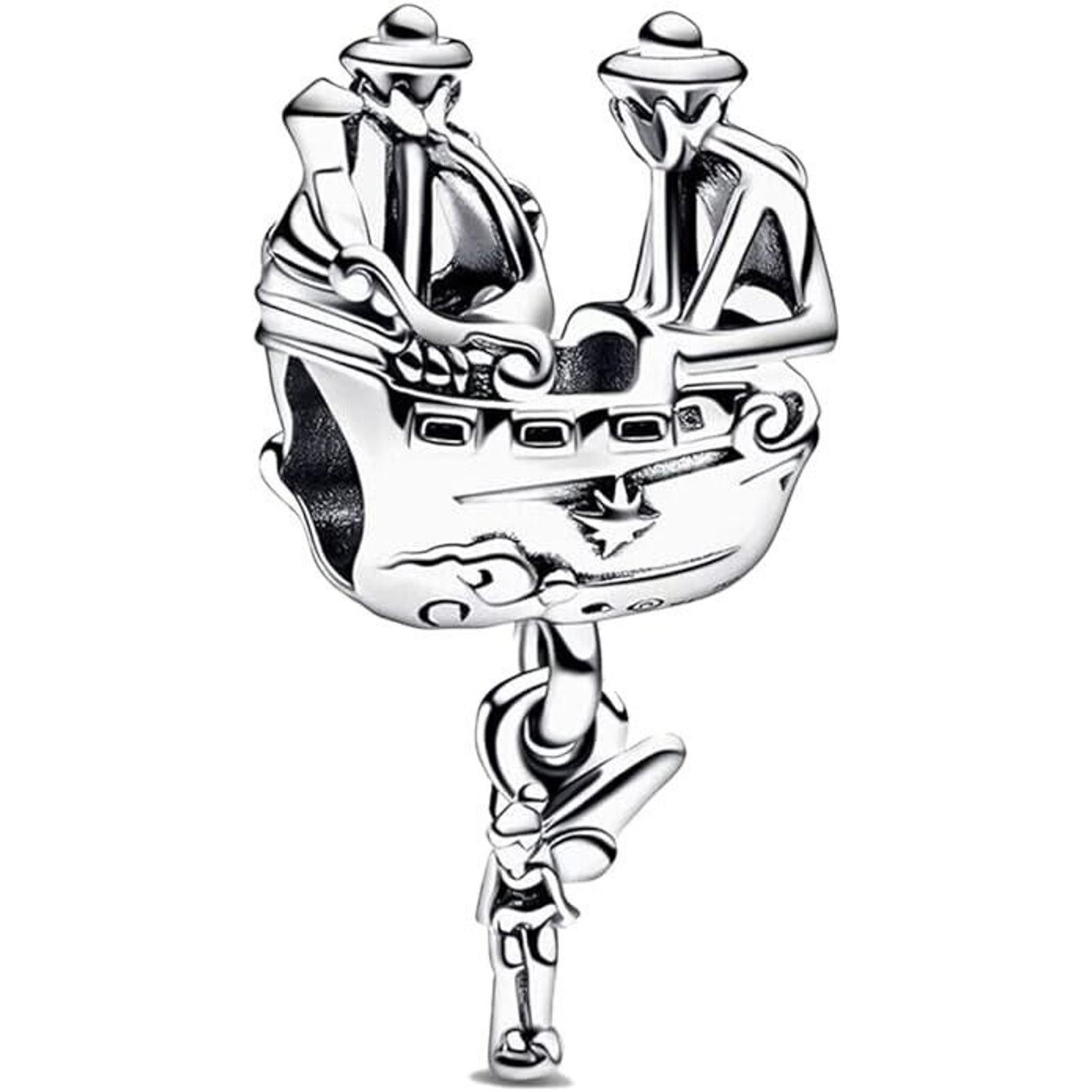 Disney .925 Disney Tinker Bell & Captain Hook’s Pirate Ship Charm | Grailed