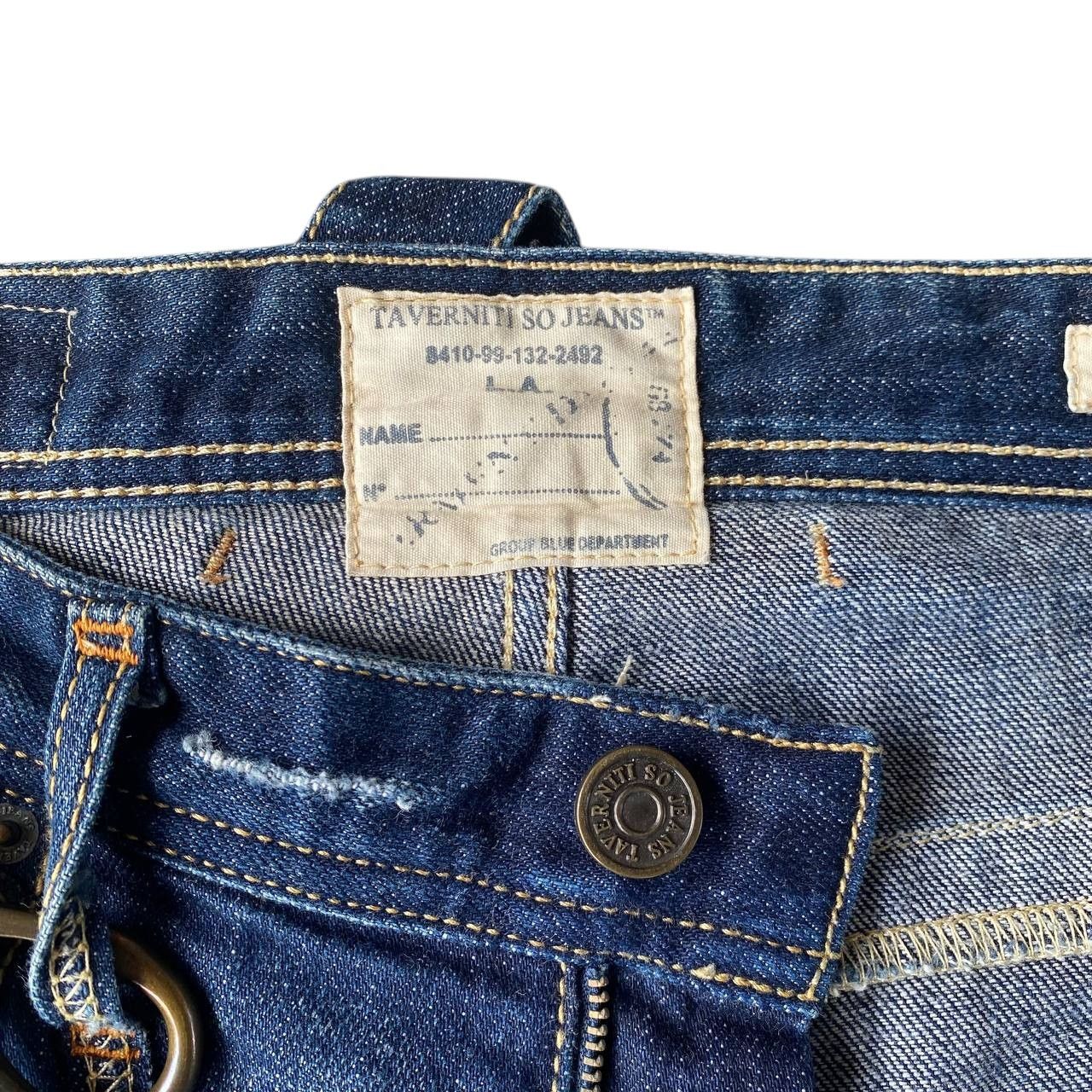 Jimmy Taverniti Archival Y2K Jimmy Taverniti So Jeans Studded Denim Size US 31 - 9 Thumbnail