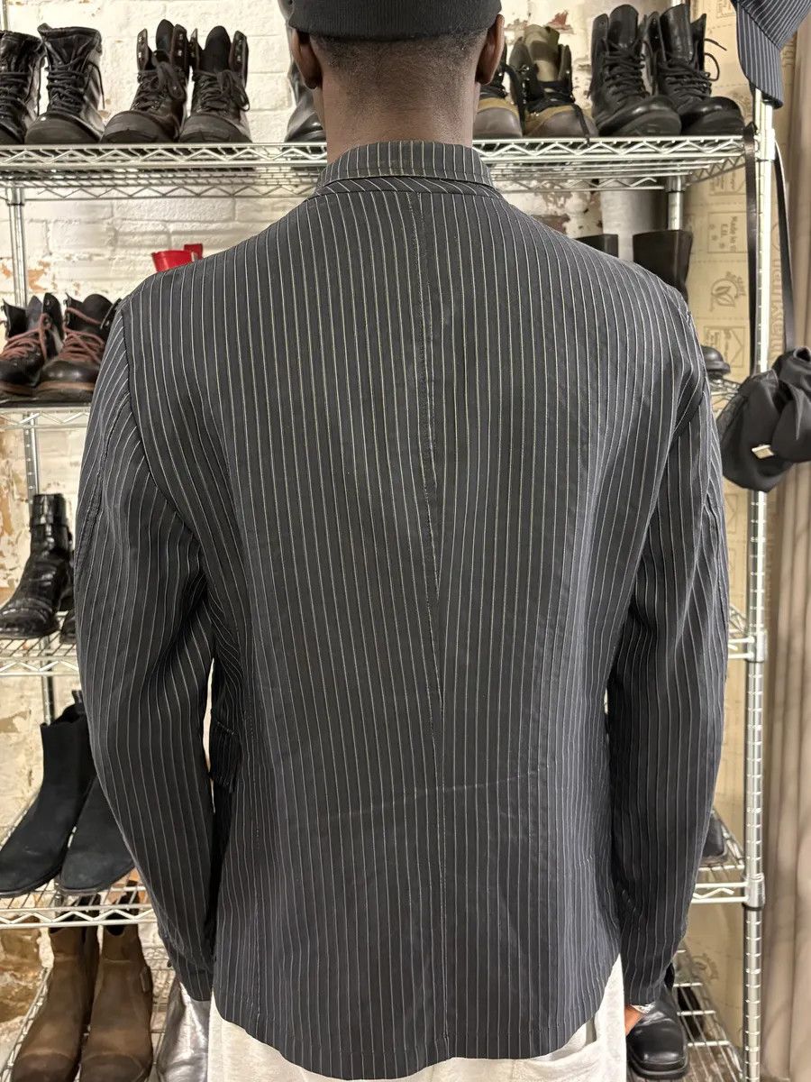 Emporio Armani 2000s Emporio Armani Vertical Stripes Jacket Size US M / EU 48-50 / 2 - 3 Thumbnail