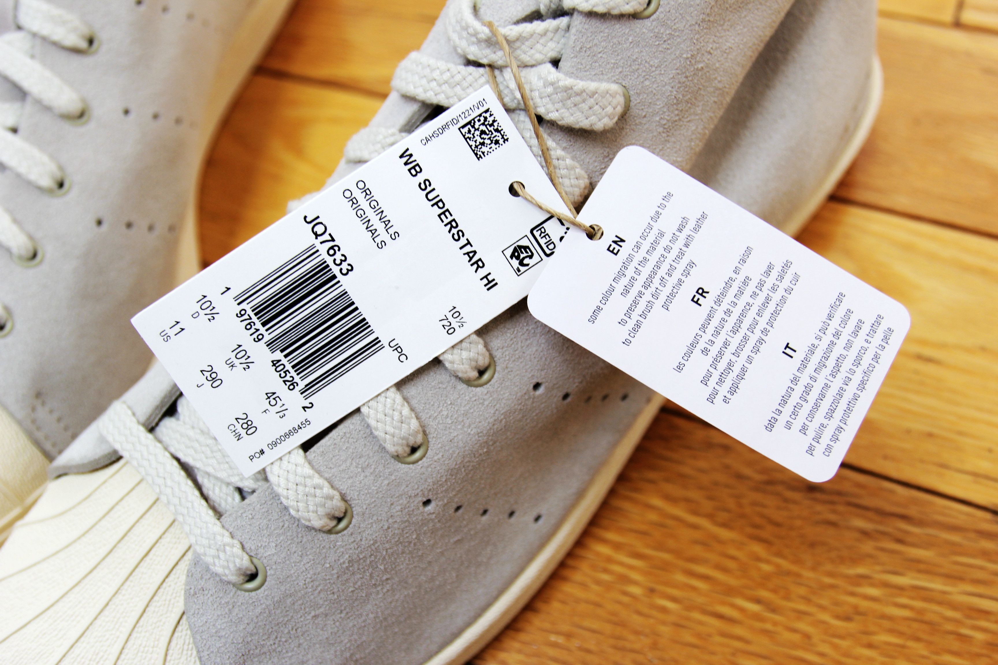 Adidas × Wales Bonner BNWT AW25 WALES BONNER x ADIDAS SUPERSTAR HI SNEAKERS 11 Size US 11 / EU 44 - 6 Thumbnail