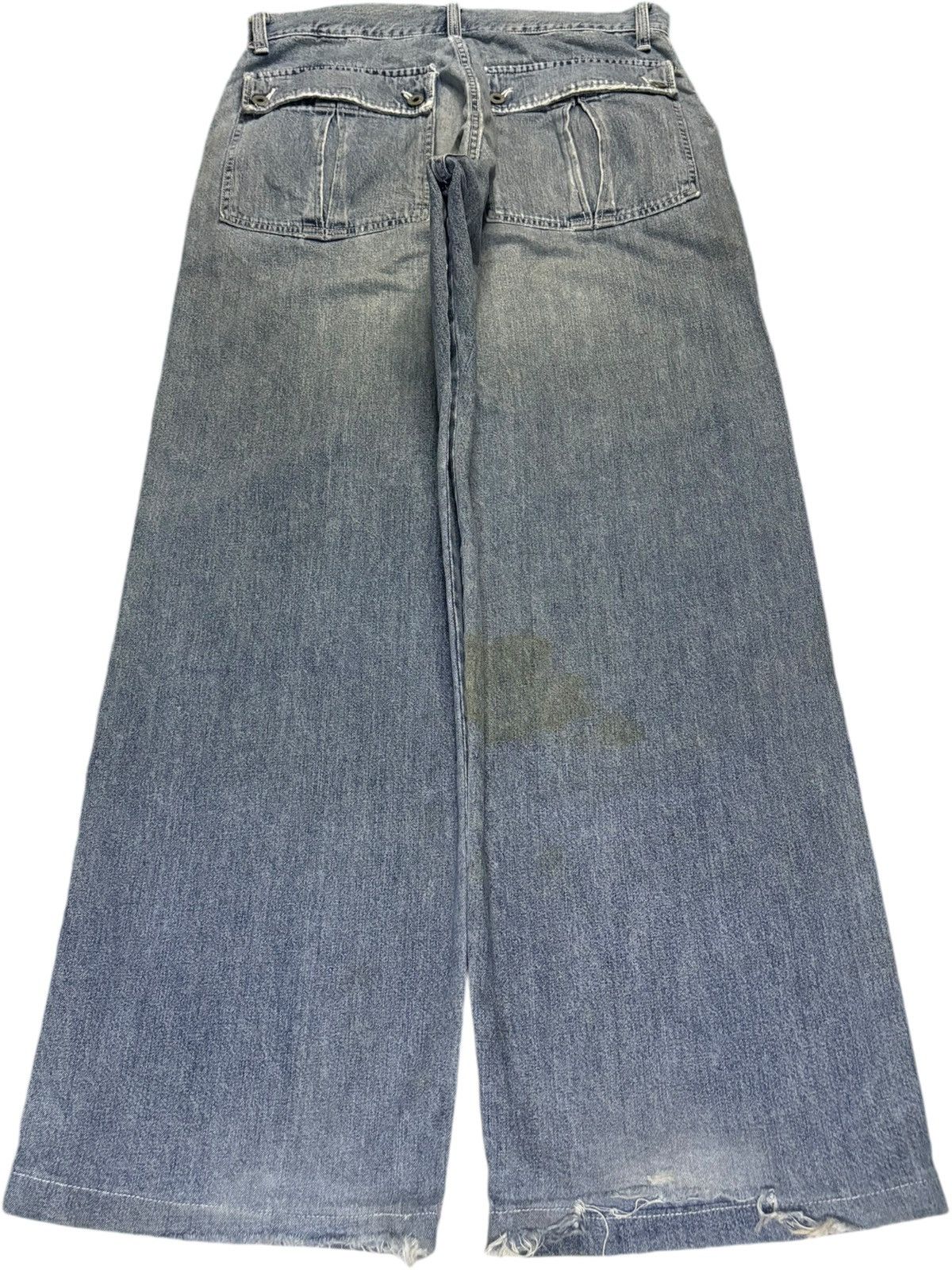 Japanese Brand Vintage Japanese Brand Mud Wash Baggy Jeans Size US 33 - 2 Thumbnail