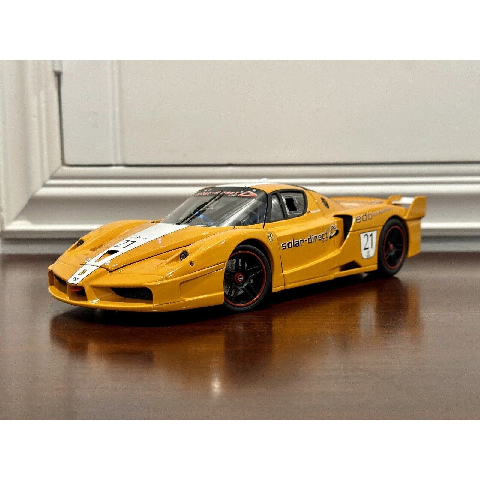 image of Ferrari Enzo Fxx 1/18 Orange Hotwheels Elite, Men's
