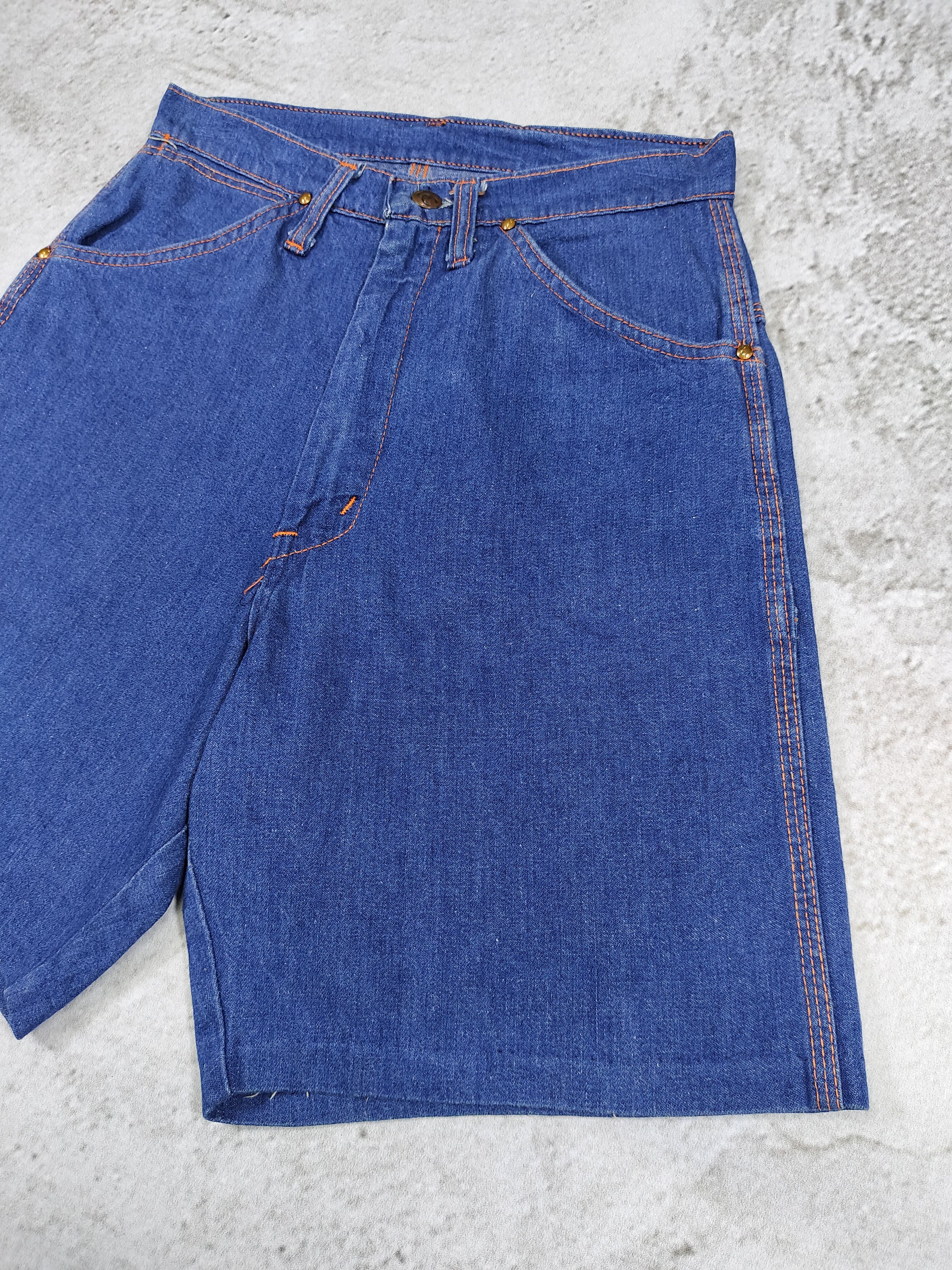 Vintage 60s DEE CEE🔥Classic American Carpenter Utility Denim Shorts Size US 28 / EU 44 - 7 Thumbnail