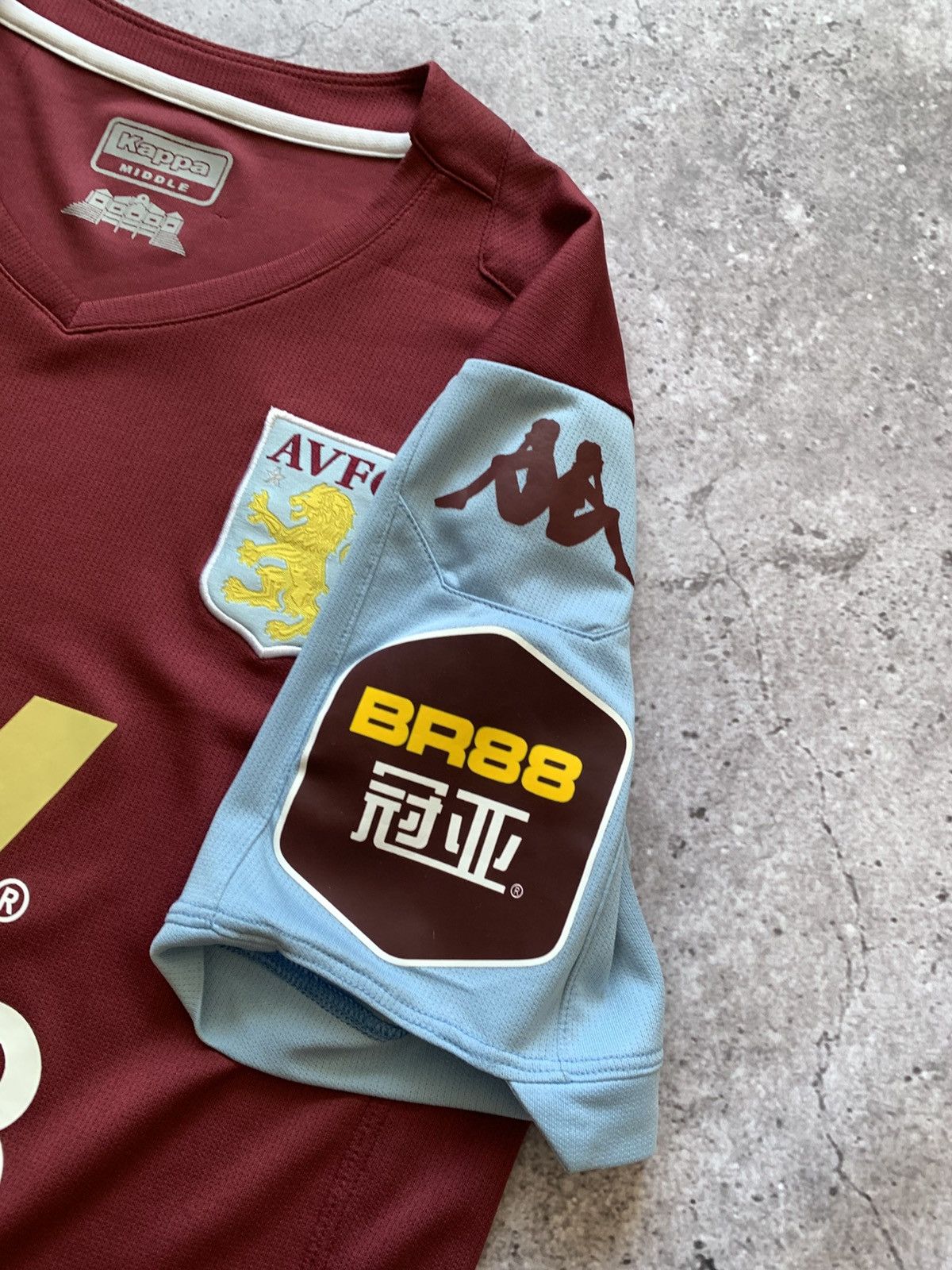 Kappa 🔥KAPPA ASTON VILLA 2019/20 HOME SOCCER JERSEY SHIRT Size US M / EU 48-50 / 2 - 7 Thumbnail