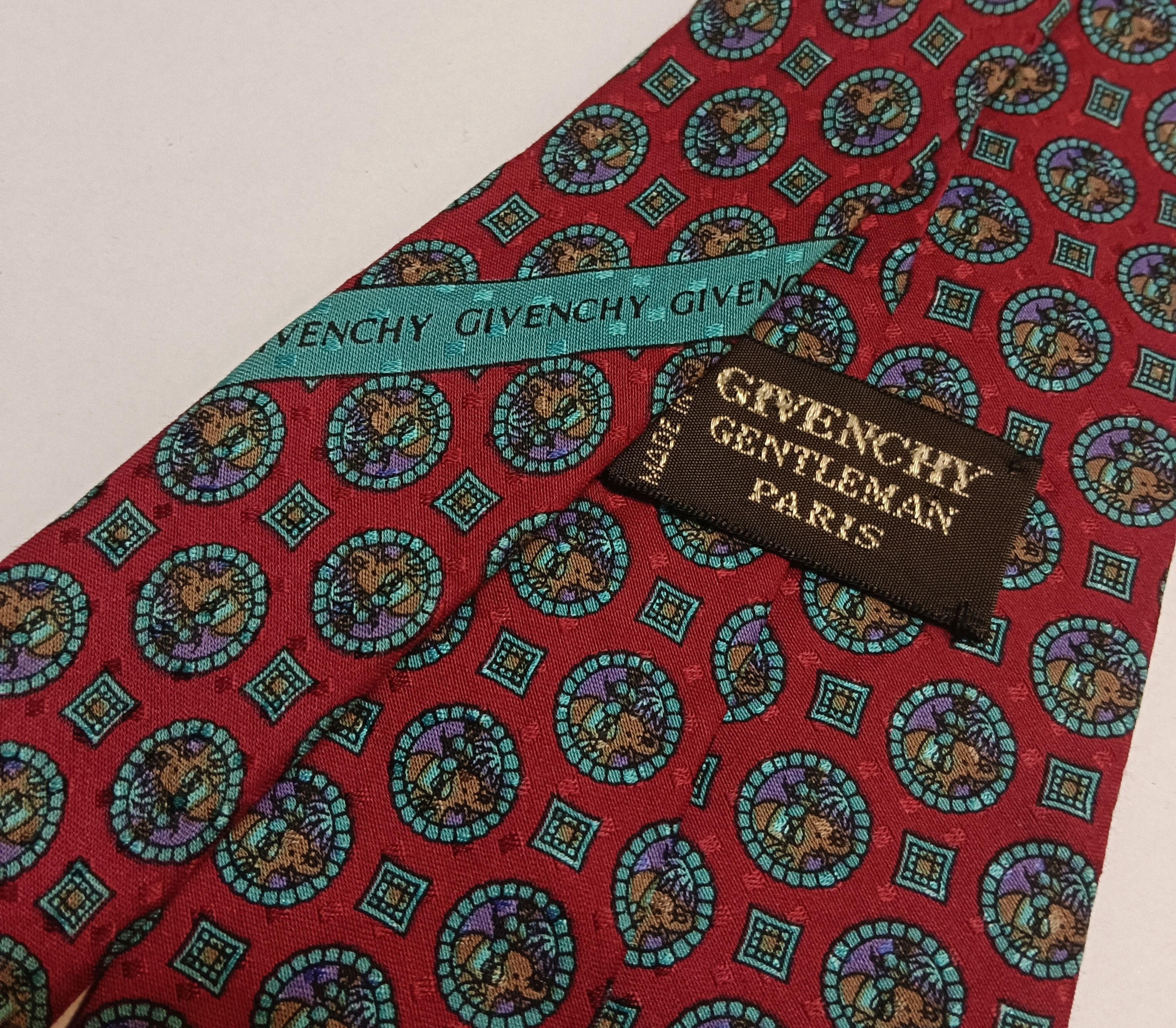 Givenchy Vtg Givenchy Men's Tie Made in Italy Size ONE SIZE - 4 Thumbnail