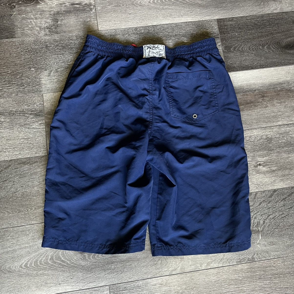 Polo Ralph Lauren Vintage Polo Ralph Lauren Big Pony Logo Swim Trunks Shorts Size US 30 / EU 46 - 2 Thumbnail