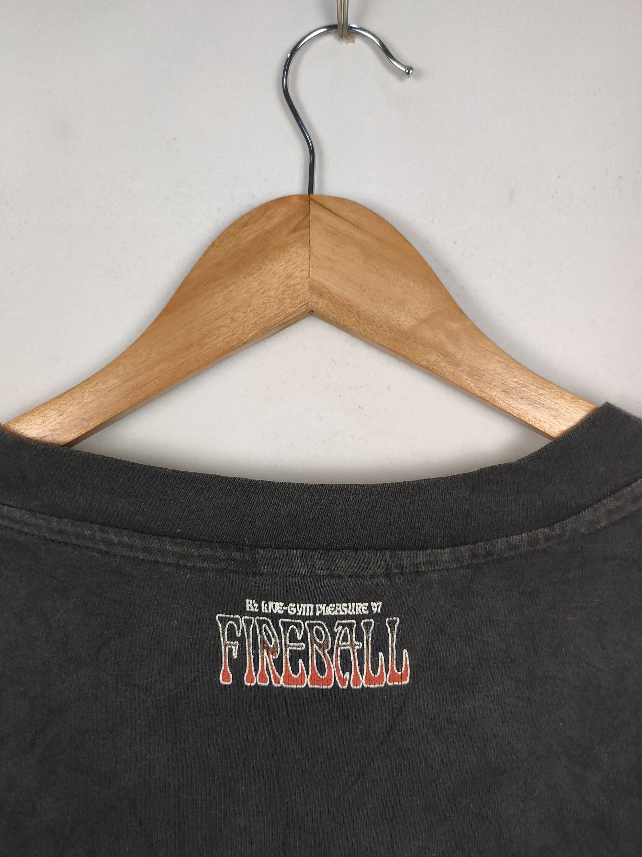 Vintage Vintage 90s Fireball Skateboard Streetwear Shirt Size US L / EU 52-54 / 3 - 7 Thumbnail