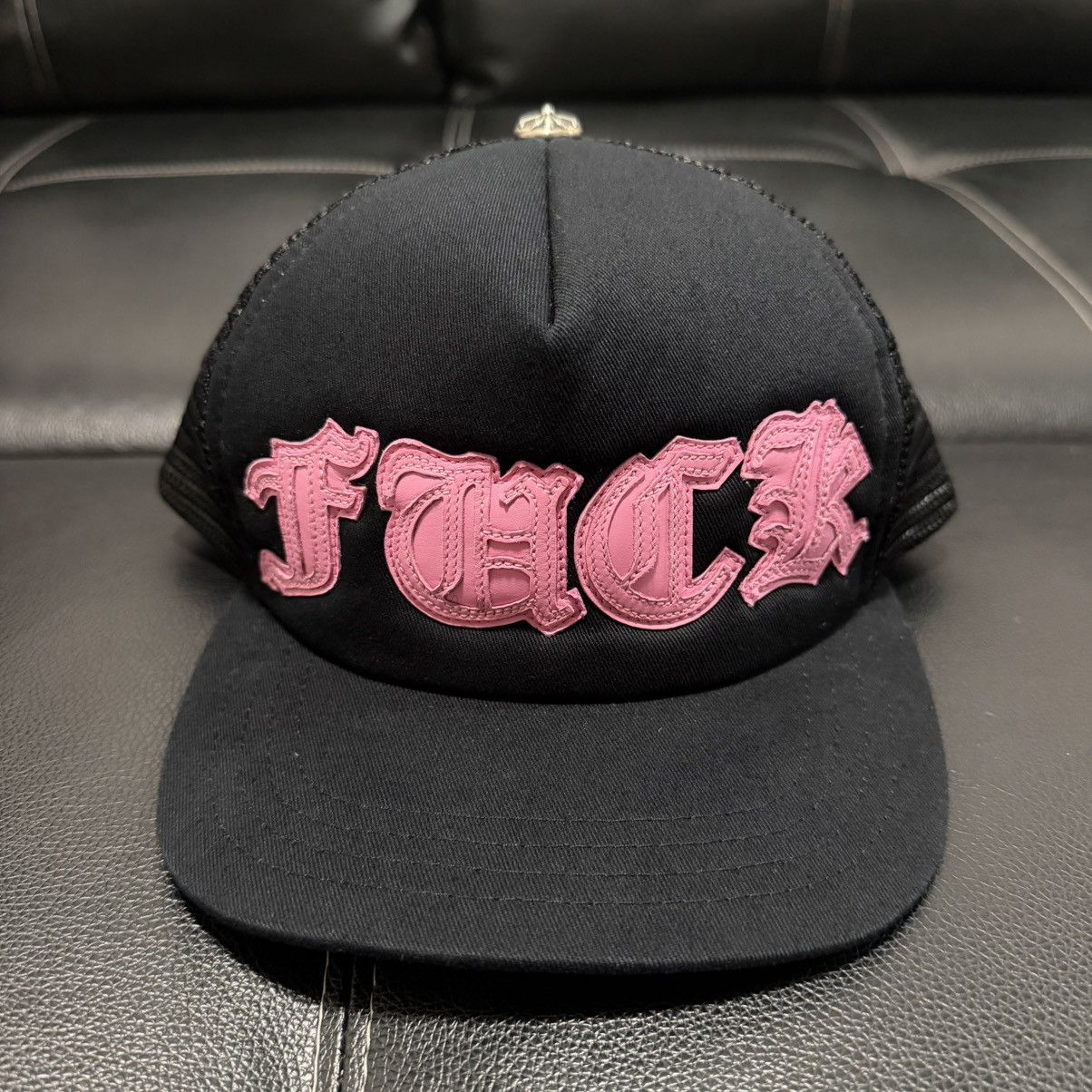 Chrome Hearts Chrome hearts FUCK hat pink | Grailed