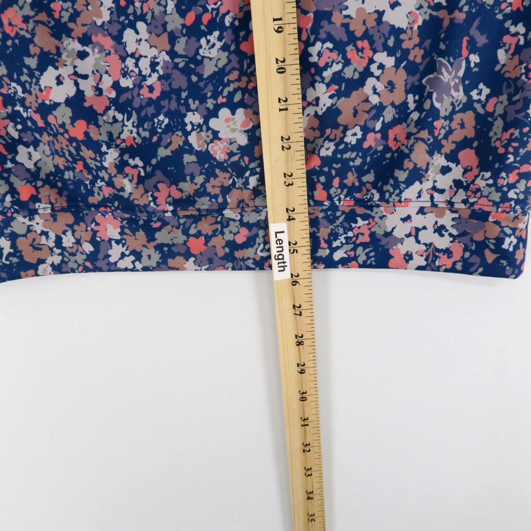 Vintage Waggle 1/4 Zip Pullover Mens S Blue Floral Performance Golf Stretch Long Sleeve Size US S / EU 44-46 / 1 - 5 Thumbnail