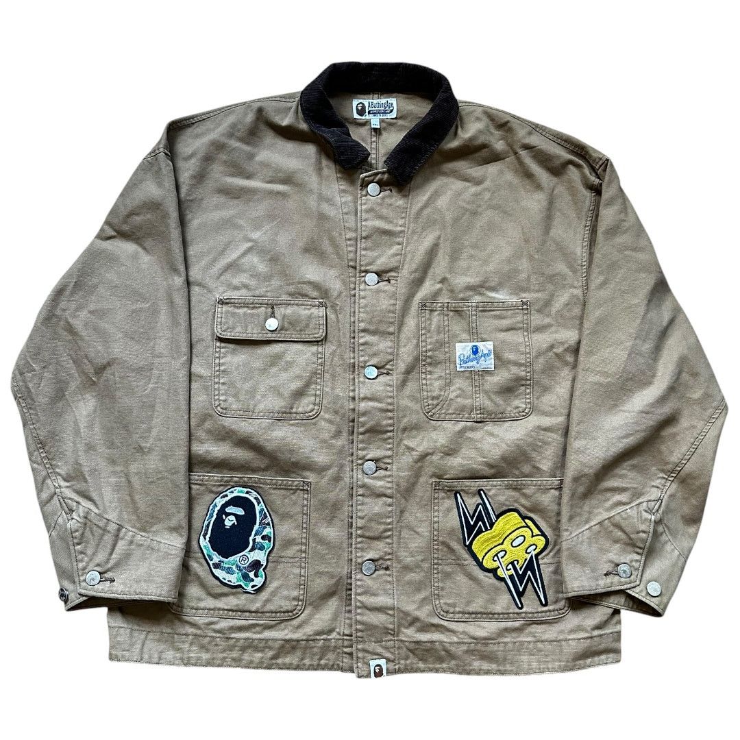 Bape XXL Bape Washed Duck Coverall Jacket Size US XXL / EU 58 / 5 - 1 Thumbnail