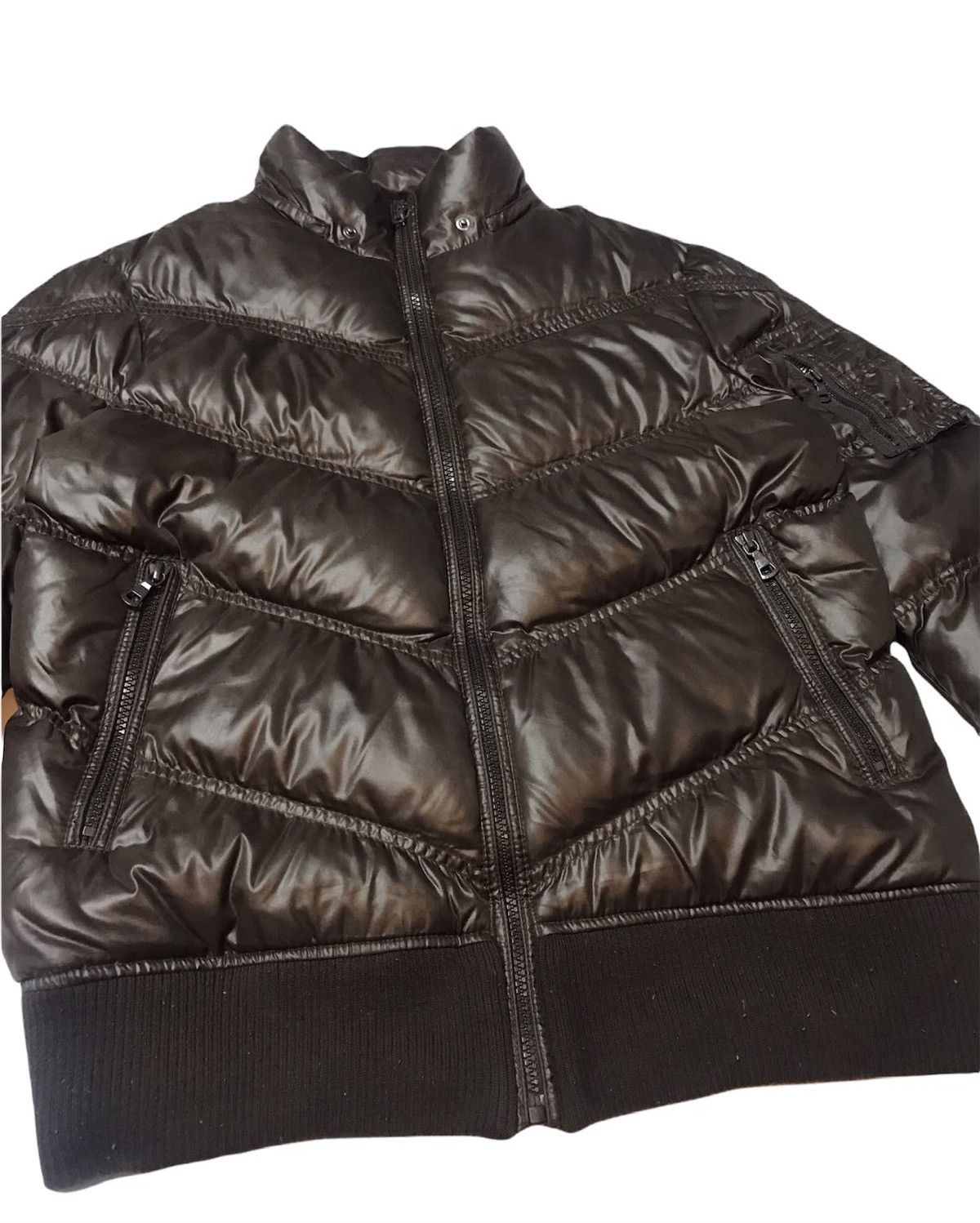 Designer × Uniqlo STEAL💥 Brown UNIQLO Premier Down Puffer Jacket Size US M / EU 48-50 / 2 - 3 Thumbnail