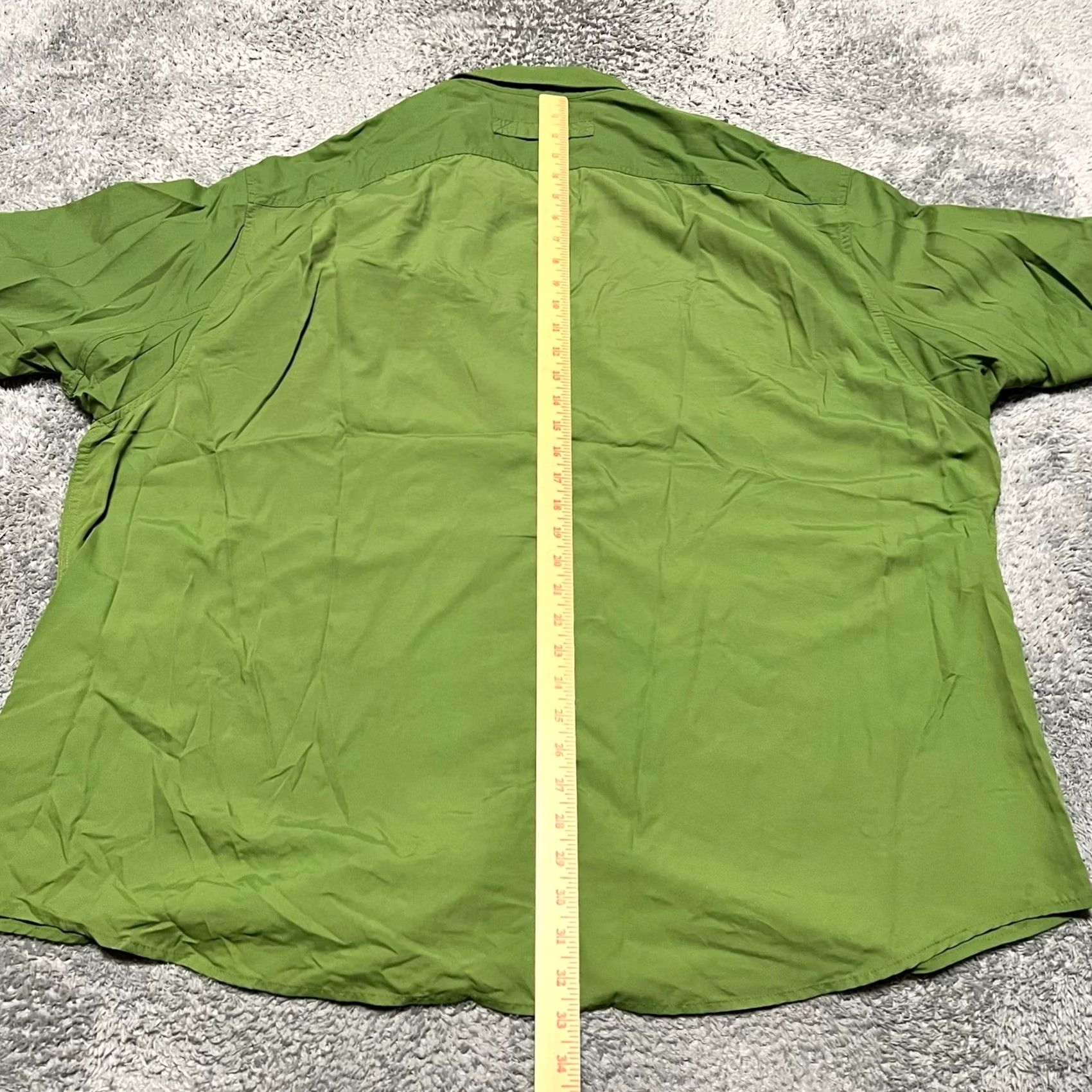 Duluth Trading Company Duluth Armachillo Shirt Mens 3XL Green Short Sleeve Button Down Nylon Outdoors Mens Size US XXL / EU 58 / 5 - 6 Thumbnail