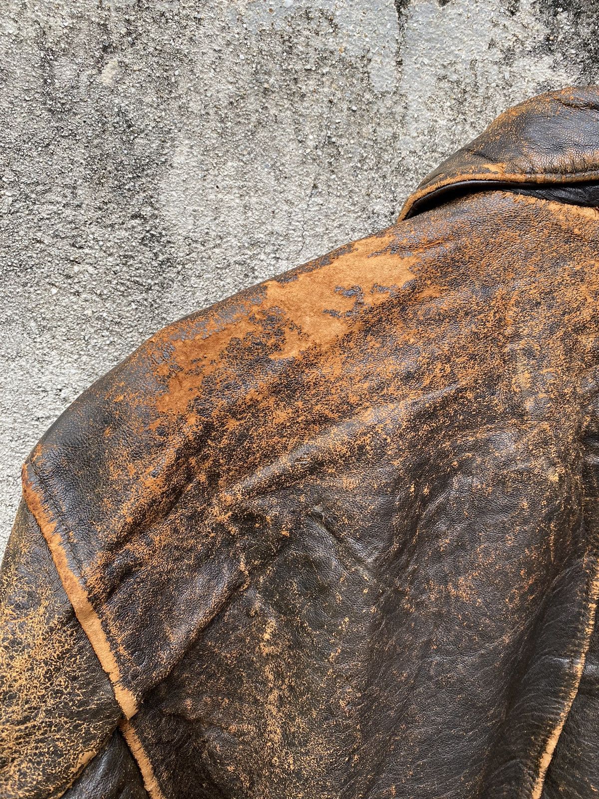 Avirex 1991 Avirex Type A-2 USAF Bomber Leather Jacket Size US M / EU 48-50 / 2 - 7 Thumbnail