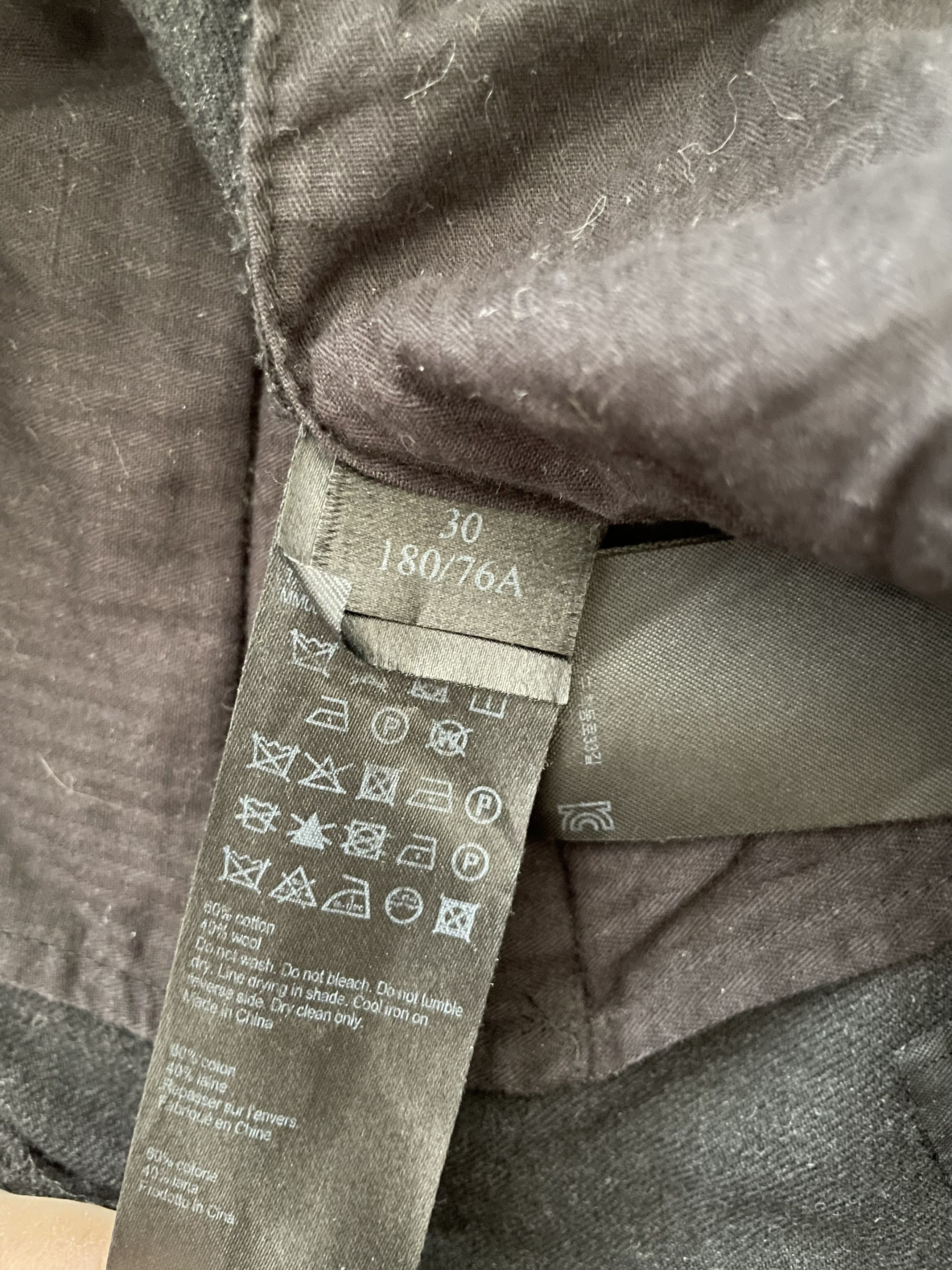 Allsaints AllSaints Wool/Cotton 'Tallis' Trousers Size W30 Size US 30 / EU 46 - 7 Thumbnail