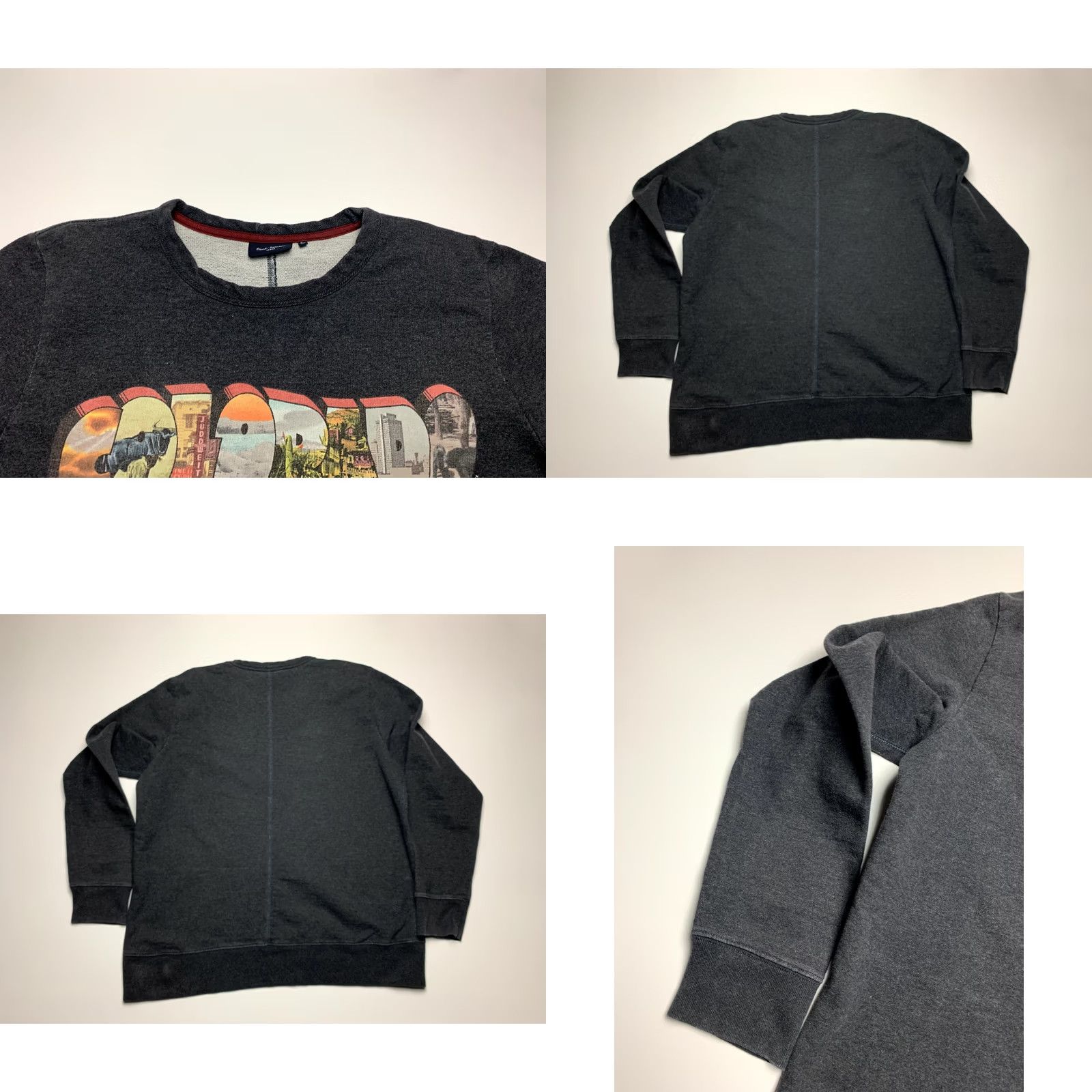 Paul Smith PAUL SMITH COLORADO Heathered Grey Pullover Sweatshirt Cotton Size XL Shirt Mens Pullover Colorado Graphic 100% Cotton Grey Multicolor 80s? Size US L / EU 52-54 / 3 - 8 Thumbnail