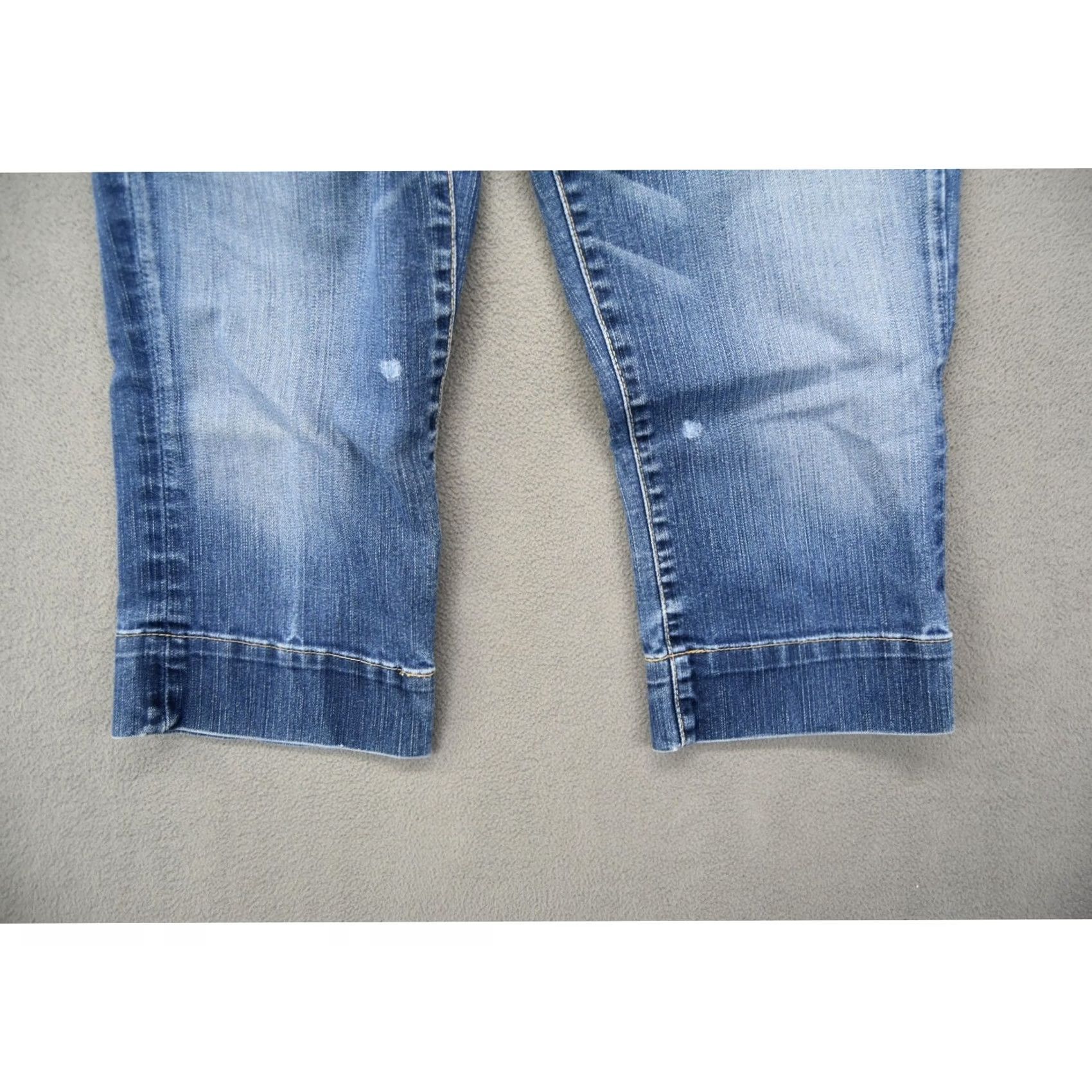 BKE BKE Star Stretch Denim Capri Cropped Jeans Womens Size 27 Waist 29 Blue Size 27" / US 4 / IT 40 - 4 Thumbnail