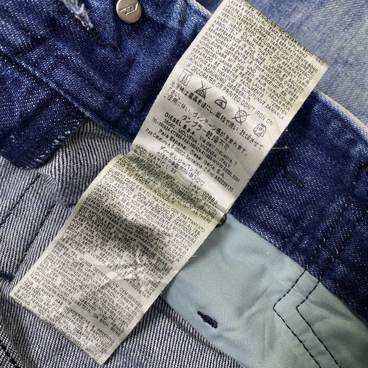 Diesel DIESEL INDUSTRY SKINNY DISTRESSED DENIM Size 30" / US 8 / IT 44 - 12 Thumbnail
