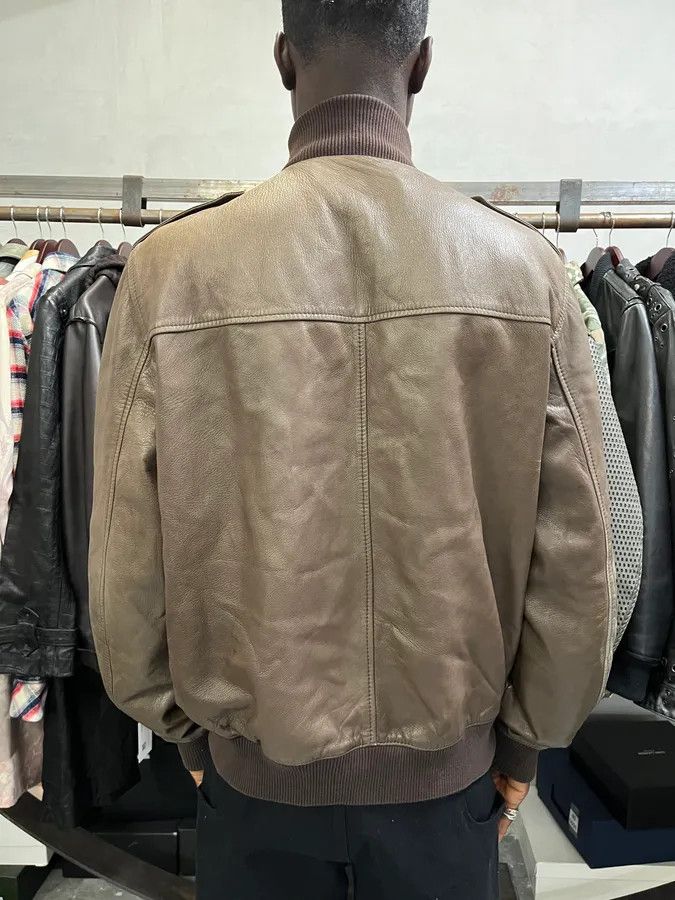 Prada FW2008 Prada Brown Leather Jacket Size US M / EU 48-50 / 2 - 3 Thumbnail