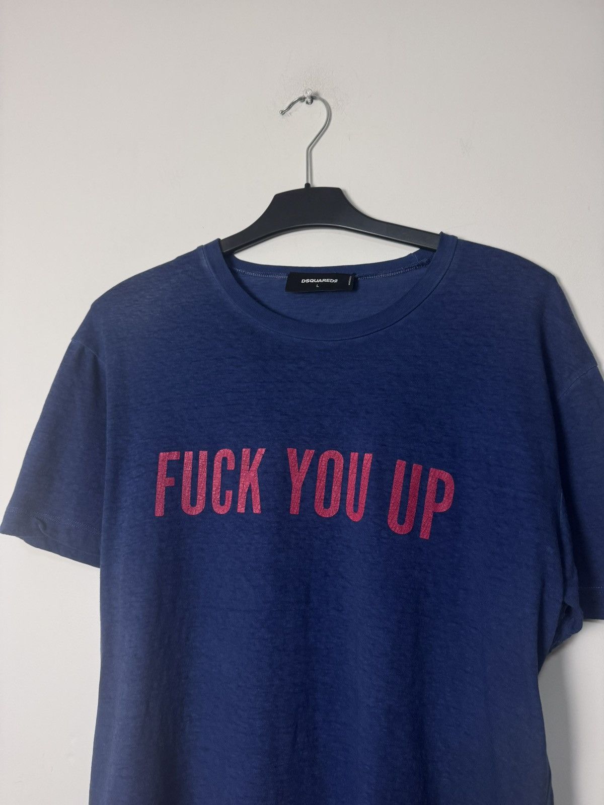 Dsquared2 Dsquared2 “Fuck You Up” Graphic Tee Made In Italy Archive Size US L / EU 52-54 / 3 - 3 Thumbnail