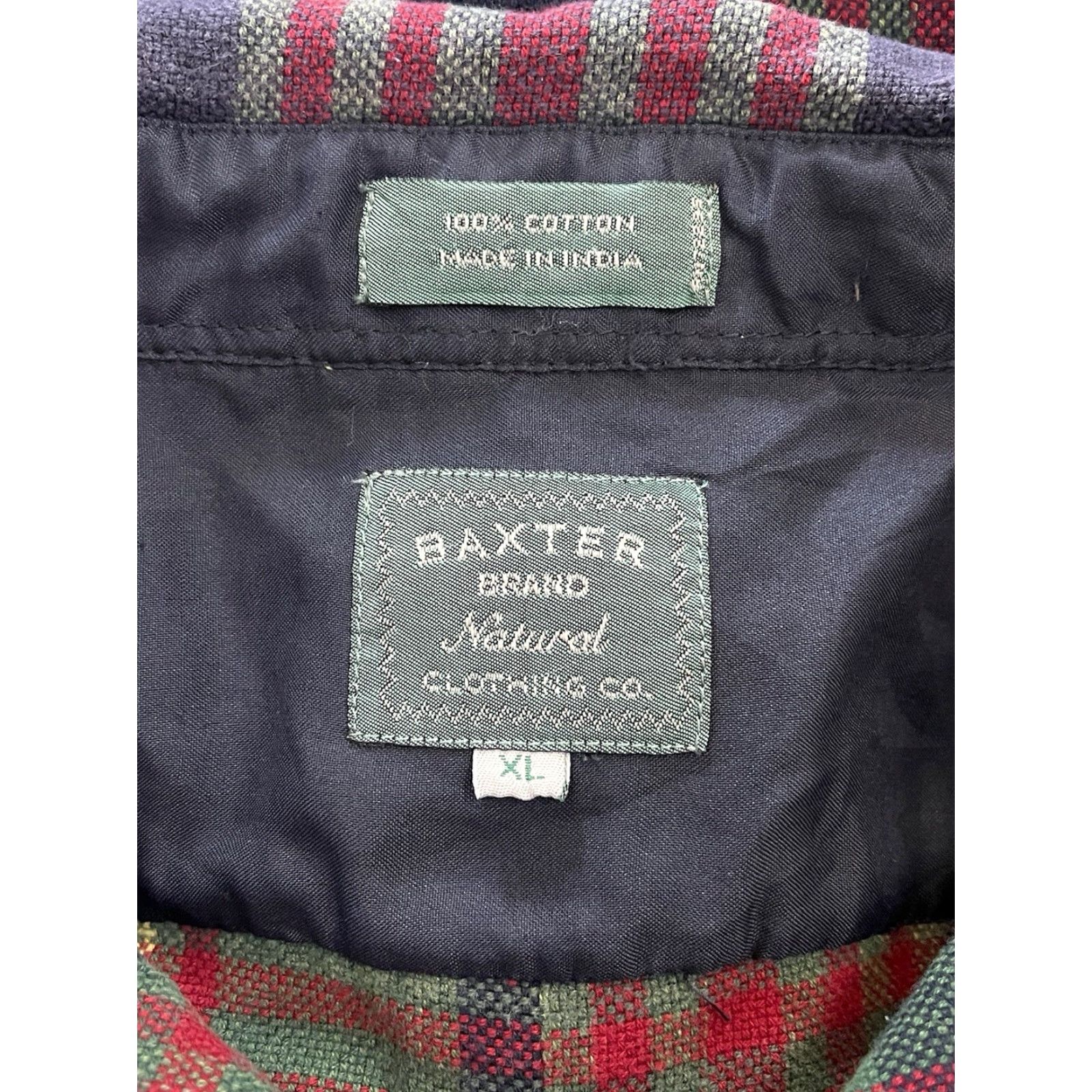 Vintage VINTAGE Baxter Plaid Flannel Long Sleeve Cotton Shirt Mens XL GUC 2010s Size US XL / EU 56 / 4 - 4 Thumbnail
