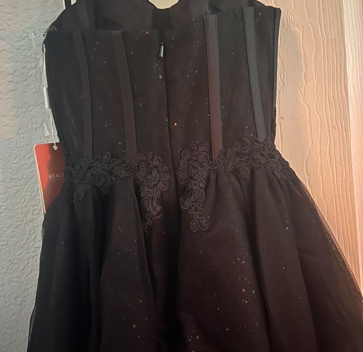 Other Black sparkly corset dress with zipper back Size XS / US 0-2 / IT 36-38 - 4 Thumbnail