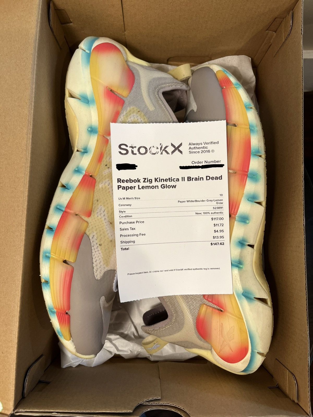 Brain Dead × Reebok Reebok x Brain Dead - Zig Kinetica II Size US 10 / EU 43 - 2 Thumbnail