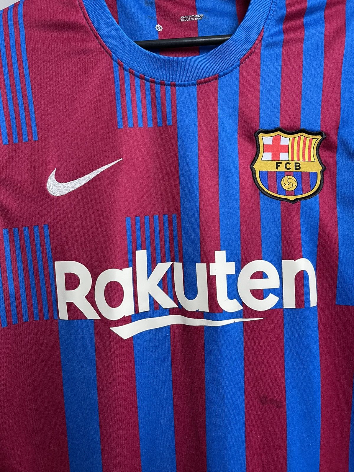 Nike 2021/2022 Nike Barcelona Soccer Jersey T-Shirt Tee Size US S / EU 44-46 / 1 - 5 Thumbnail