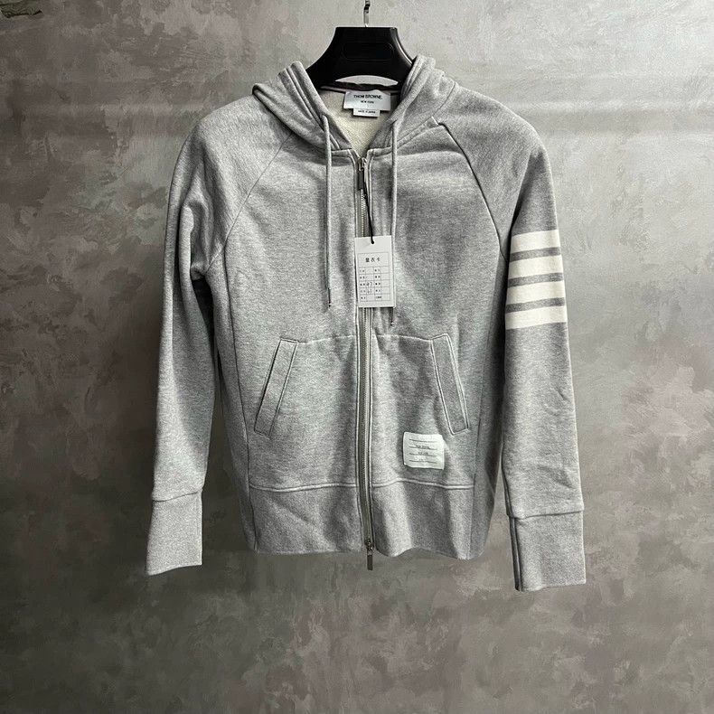 Thom Browne Thom Browne Zippered hooded hoodie Size US M / EU 48-50 / 2 - 1 Thumbnail