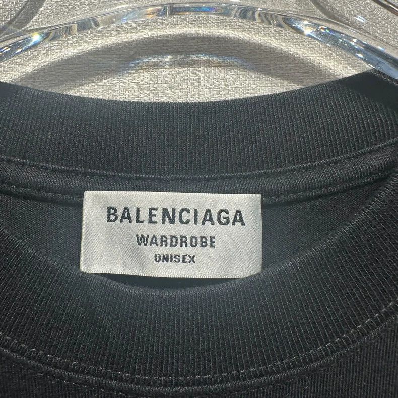 Balenciaga Balenciaga Mosaic Blurred Logo BB Letter Loose Short Sleev Size US XS / EU 42 / 0 - 3 Thumbnail