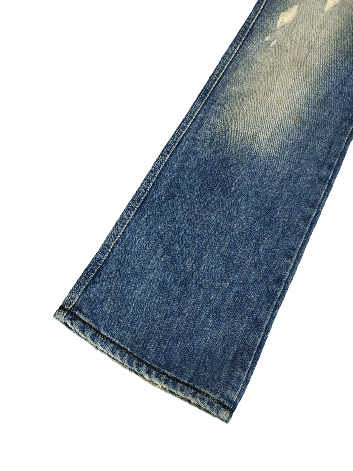 Diesel Flare Jeans Diesel Distress Faded Boot Cut Y2k Low Rise Size US 27 - 9 Thumbnail