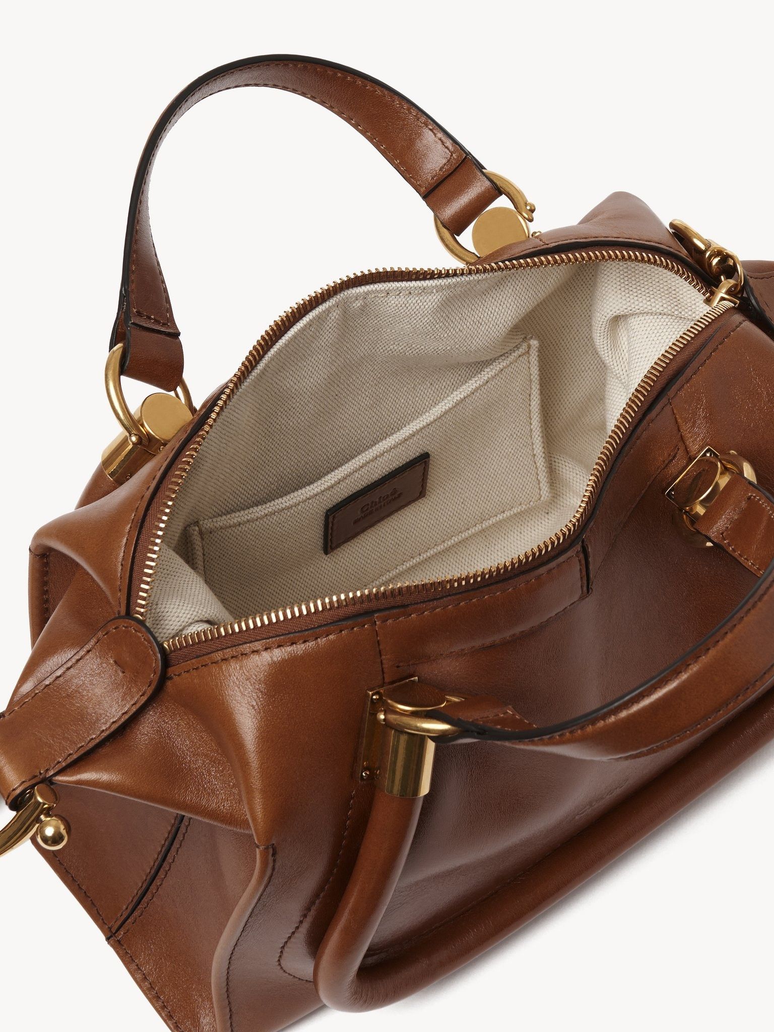Chloe oc11z0925 Size: OS / Paraty 24 Small Double Carry Bag Brown Size ONE SIZE - 5 Thumbnail