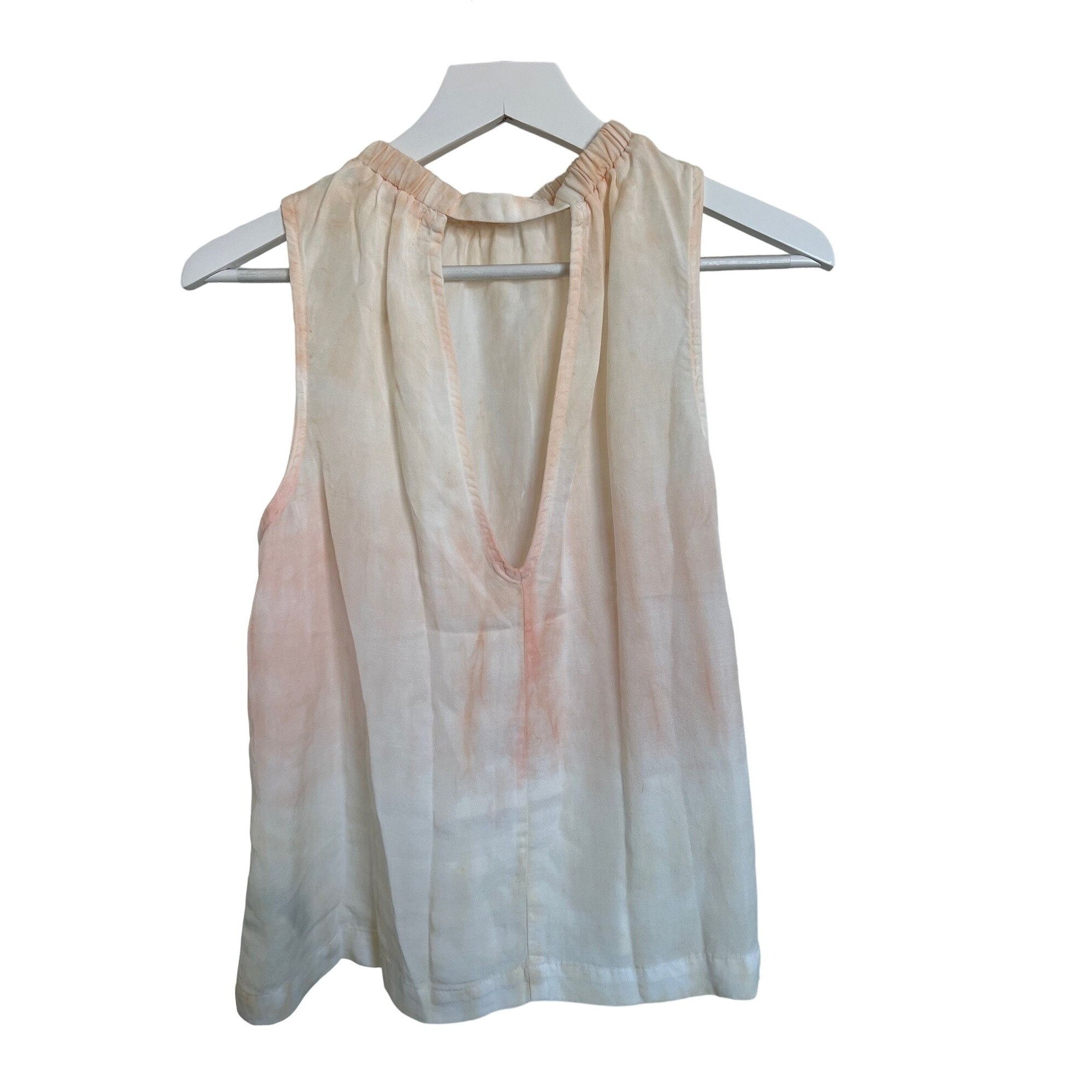 Anthropologie Cloth & Stone High-Neck Tie-Dye Tank Top Size XS / US 0-2 / IT 36-38 - 7 Thumbnail