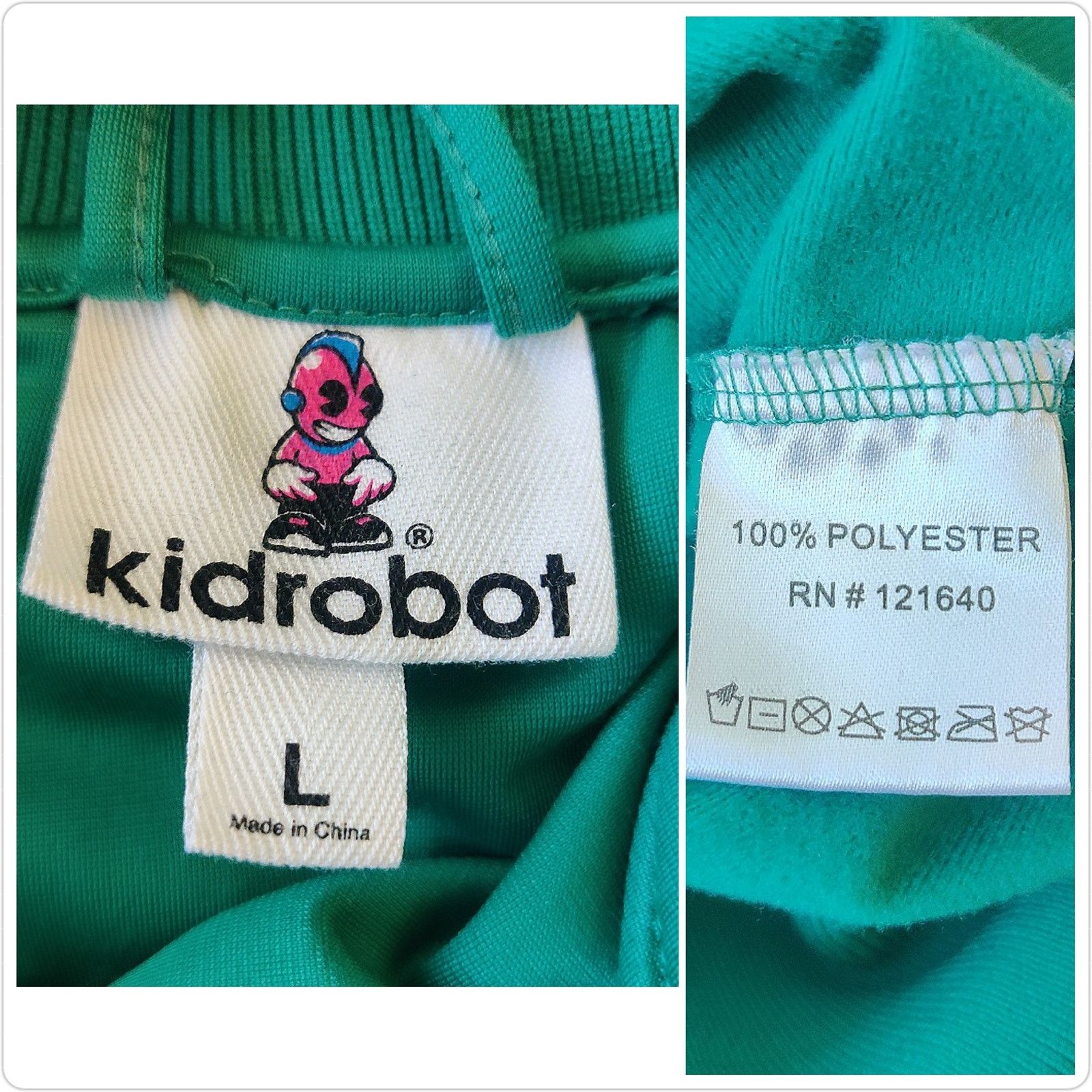 Kid Robot Rare Kidrobot limited edition zip track jacket sz L Size US L / EU 52-54 / 3 - 8 Thumbnail
