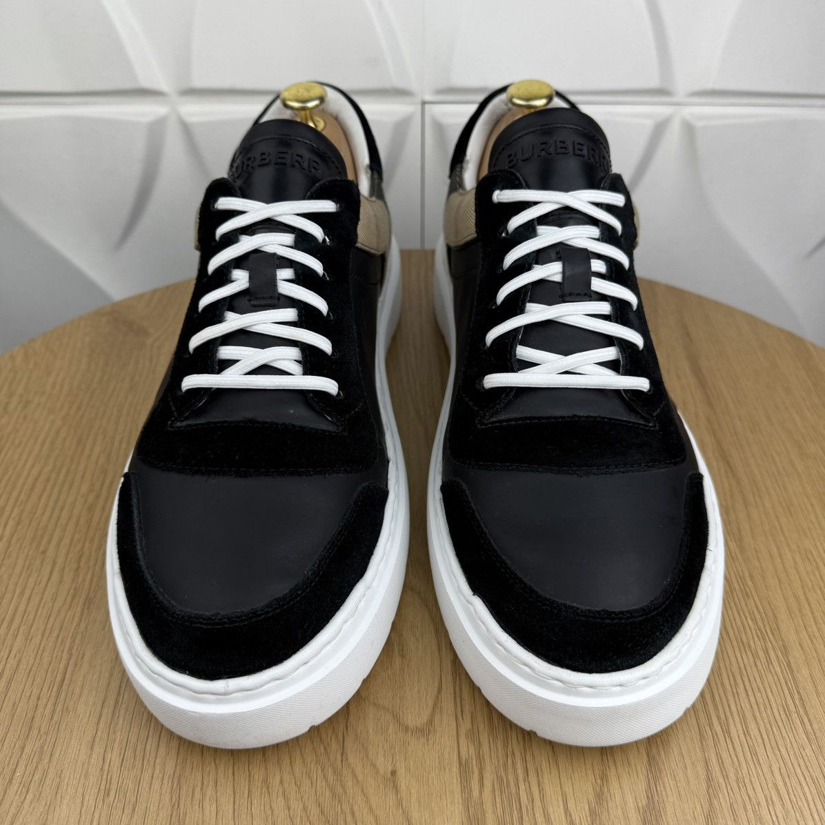 Burberry BURBERRY LONDON Sneakers Low-Top Shoes New Reeth Nova Check Size US 12 / EU 45 - 3 Thumbnail