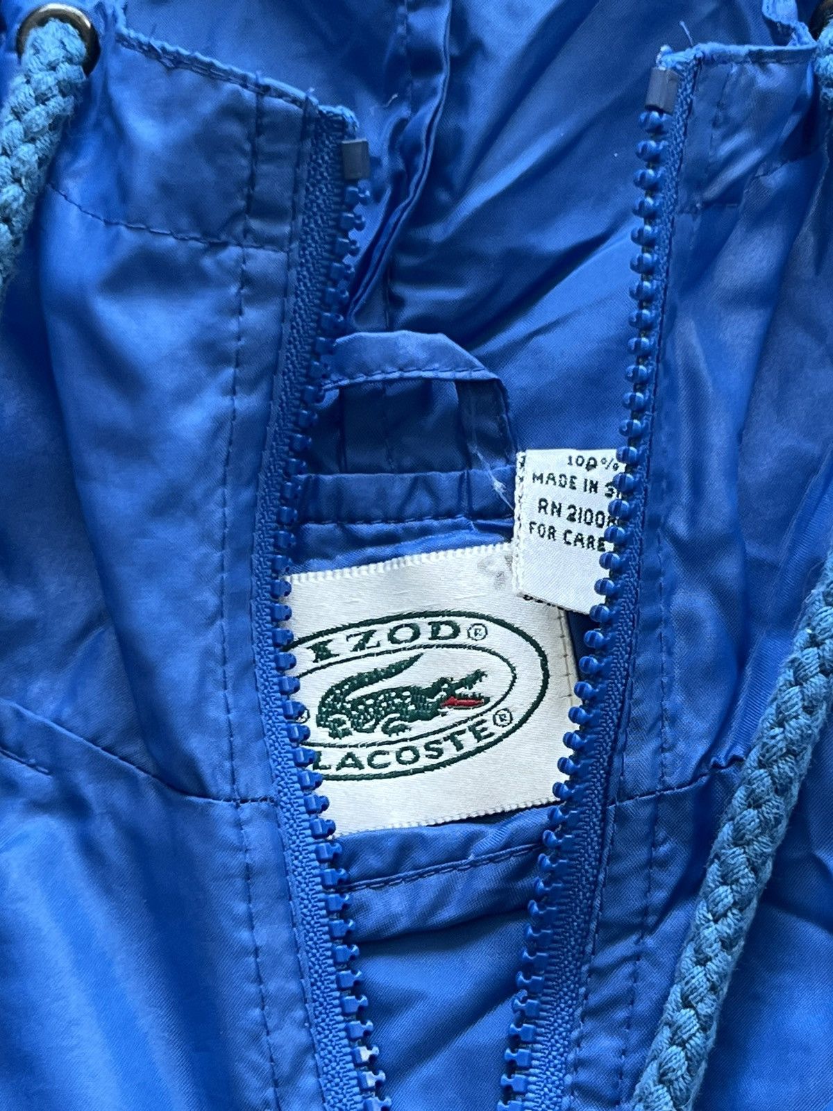Lacoste × Vintage Vintage 90s Izod Lacoste Windbreaker Pullover Jacket Anorak Size US S / EU 44-46 / 1 - 4 Thumbnail