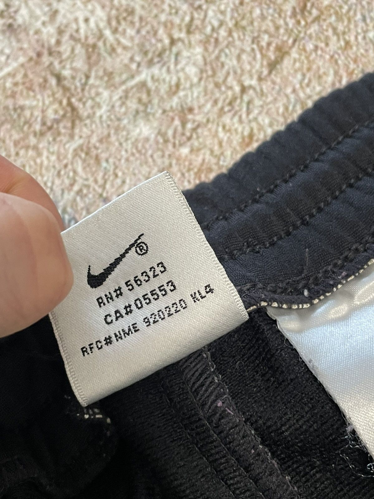 Nike Vintage Nike USA Monogram Cotton Black Track Pants Size US 36 / EU 52 - 7 Thumbnail