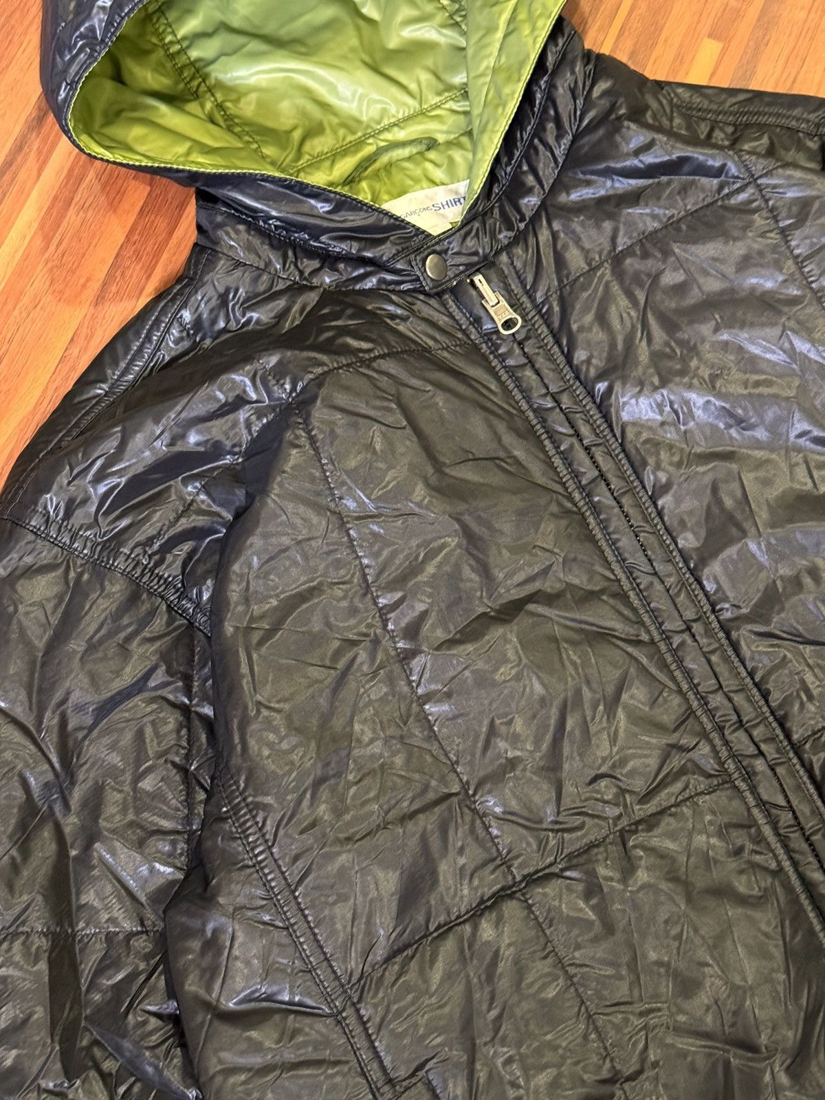 Comme des Garcons Cdg - Reversible Nylon Jacket - Black&Green Cw Size US L / EU 52-54 / 3 - 6 Thumbnail