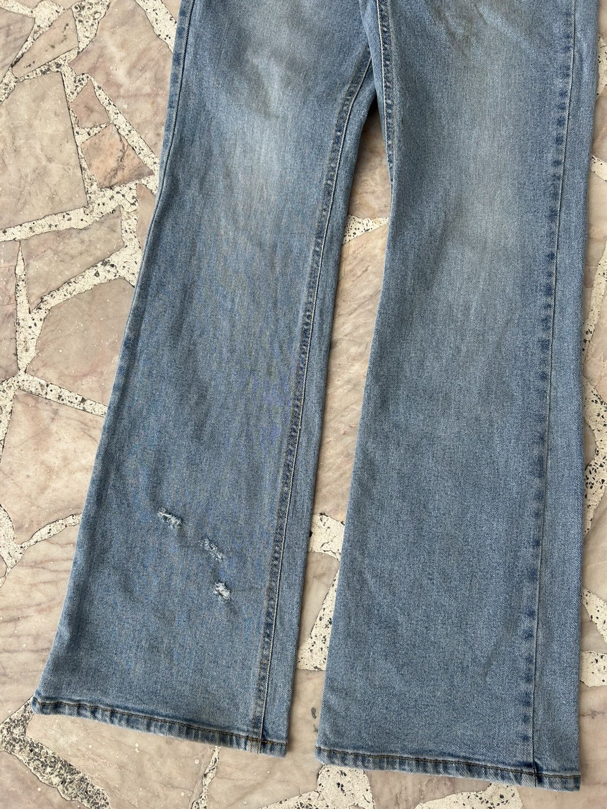 Japanese Brand Monster Japan Flare Denim Jeans Size US 28 / EU 44 - 3 Thumbnail