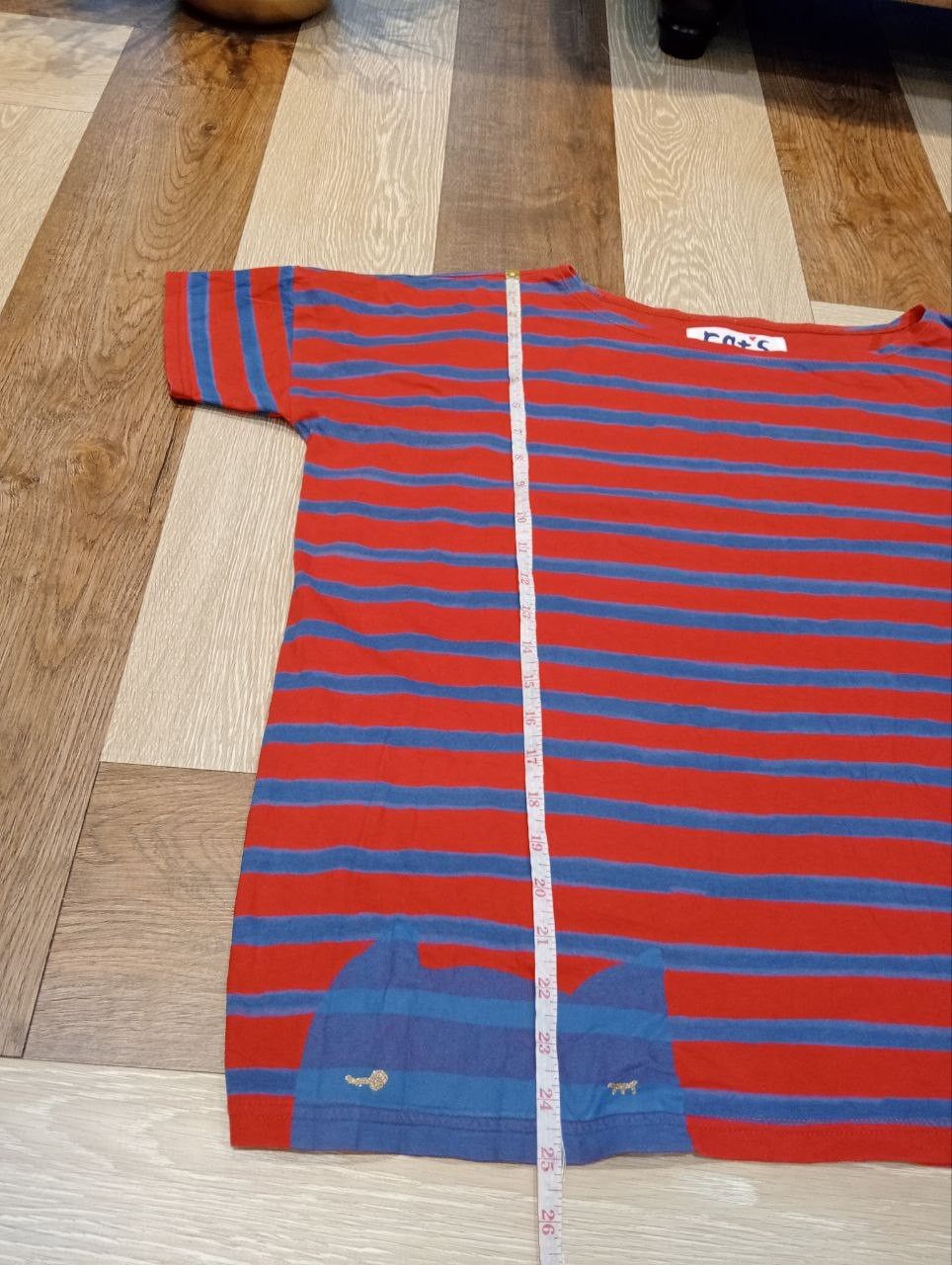 Tsumori Chisato CAT'S TSUMORI CHISATO ISSEY MIYAKE STRIPED BAGGY TEES Size M / US 6-8 / IT 42-44 - 7 Thumbnail