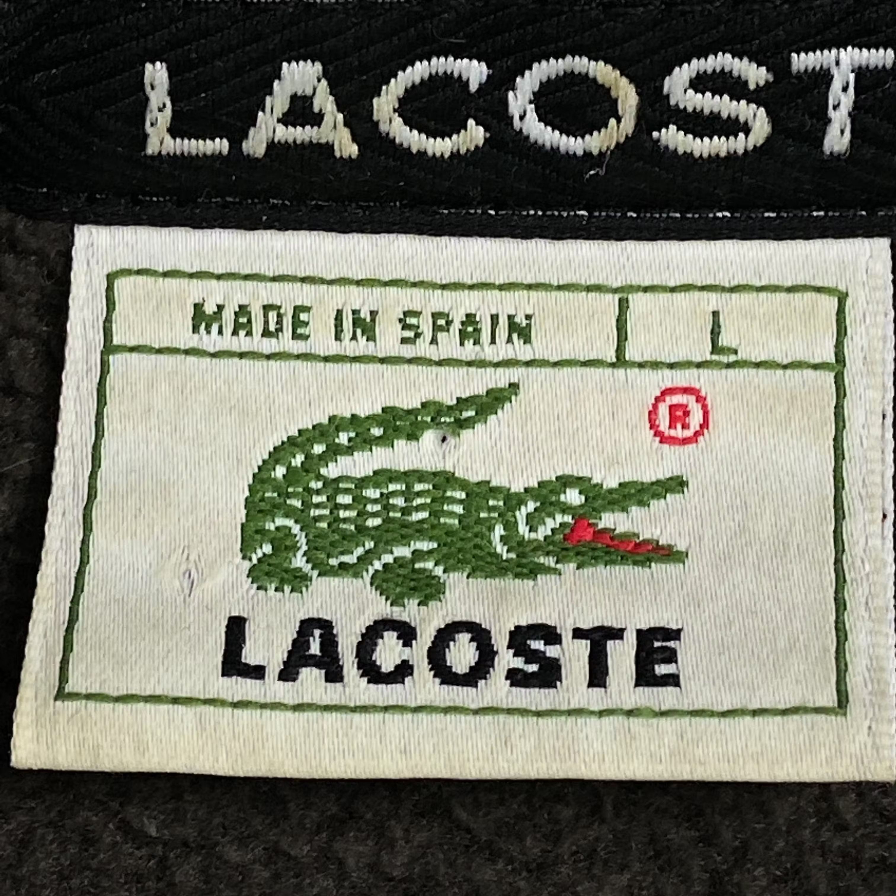 Lacoste × Vintage Mens Fleece Bomber Lacoste Vintage Size L Size US L / EU 52-54 / 3 - 7 Thumbnail