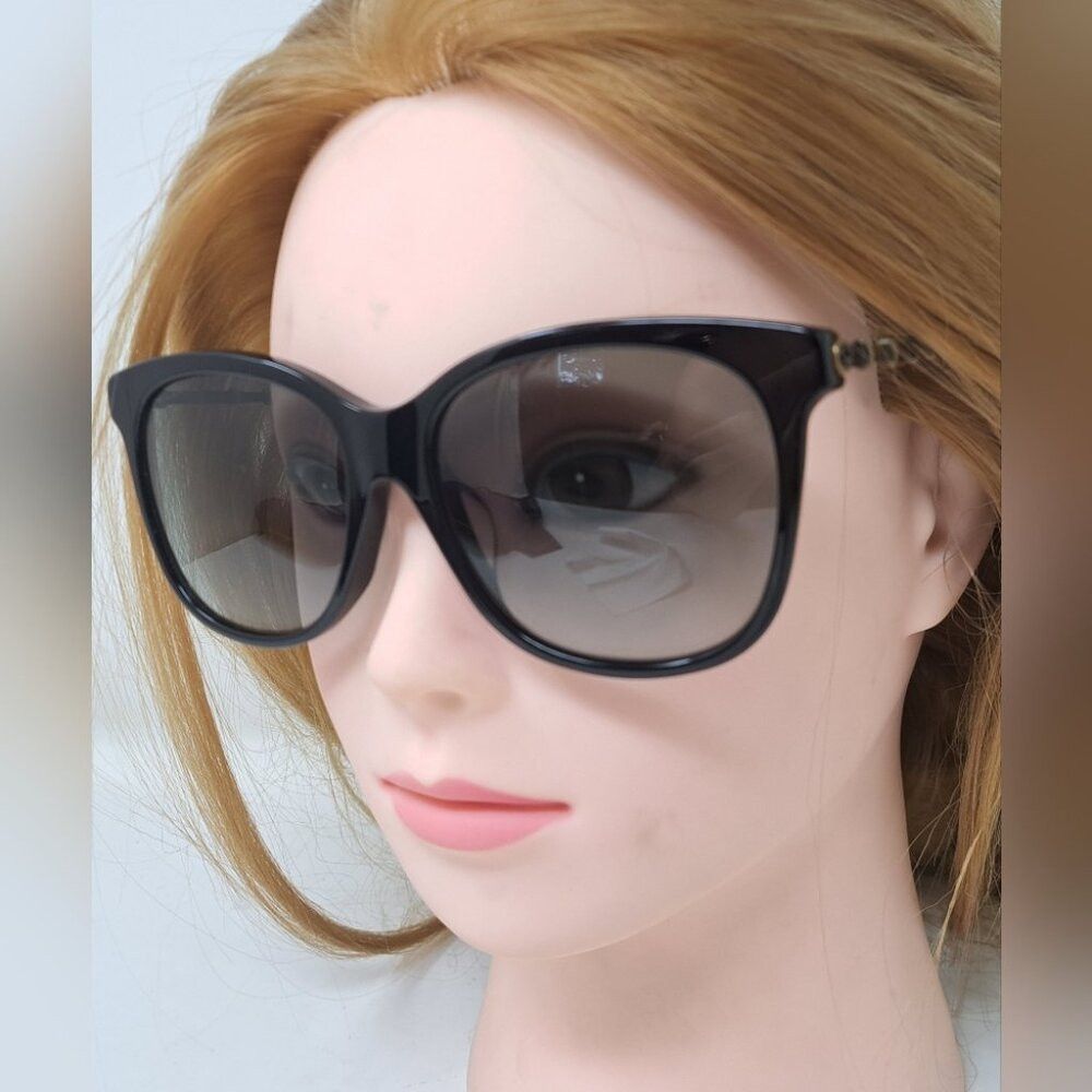 Gucci Gucci Sunglasses GG0655SA 001 Black Gold Grey Full Rim Squa Size ONE SIZE - 4 Thumbnail
