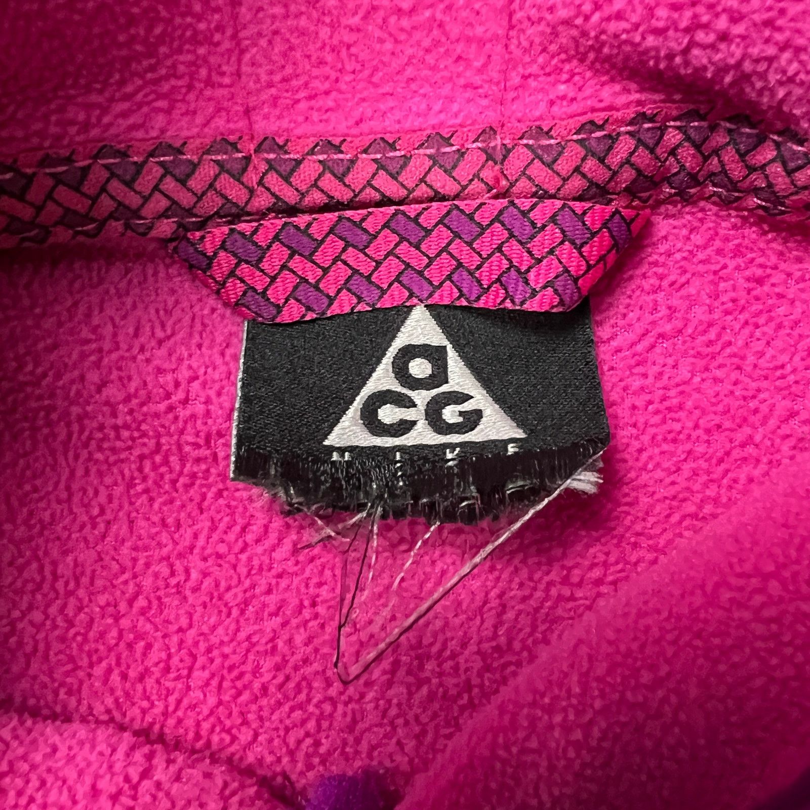 Nike × Nike ACG × Vintage Vintage Nike ACG Fleece Medium 1/4 Zip Pullover Y2K Jacket Size M / US 6-8 / IT 42-44 - 6 Thumbnail