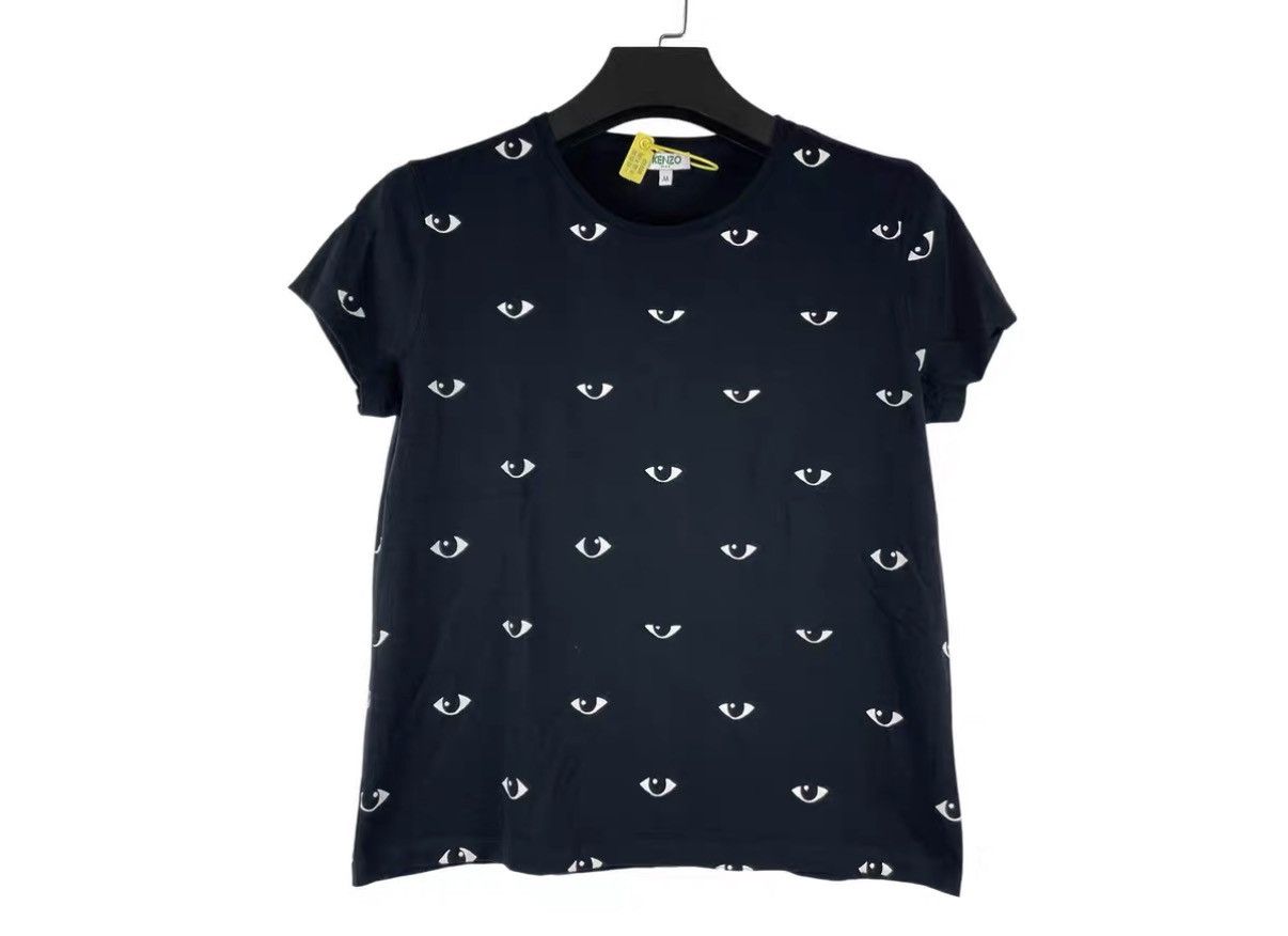 Kenzo Kenzo Classic All-Over Eye Print Short Sleeve Tee J31 Size US M / EU 48-50 / 2 - 1 Thumbnail