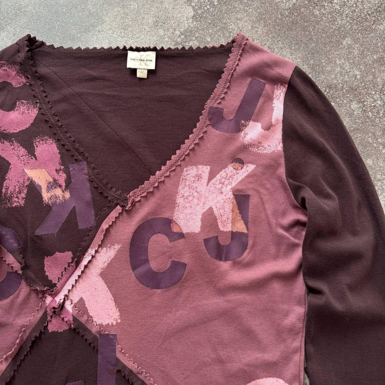 Calvin Klein 205W39NYC × Hysteric Glamour × Japanese Brand Calvin Klein Jeans Vintage Long Sleeve Top Size M / US 6-8 / IT 42-44 - 6 Thumbnail