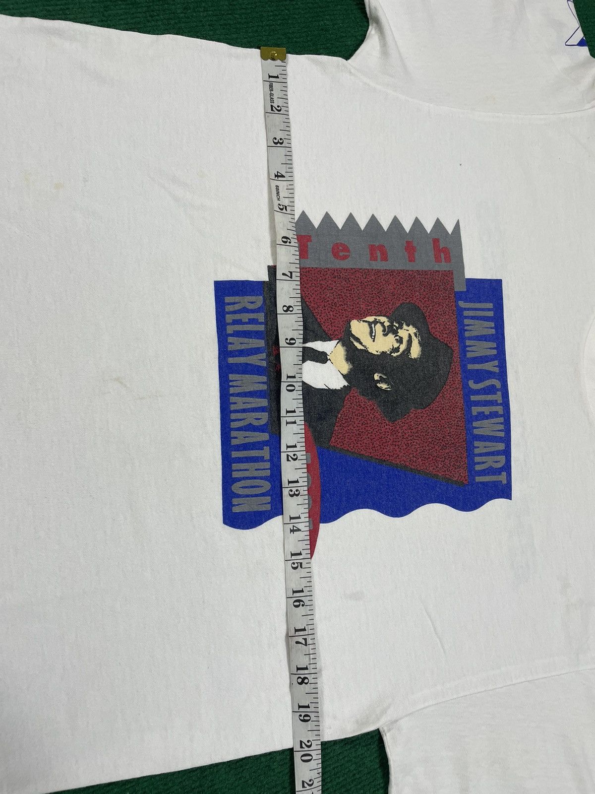 Nike × Vintage Vintage Jimmy Stewart 1991 Relay Marathon by Nike Size US XL / EU 56 / 4 - 8 Thumbnail