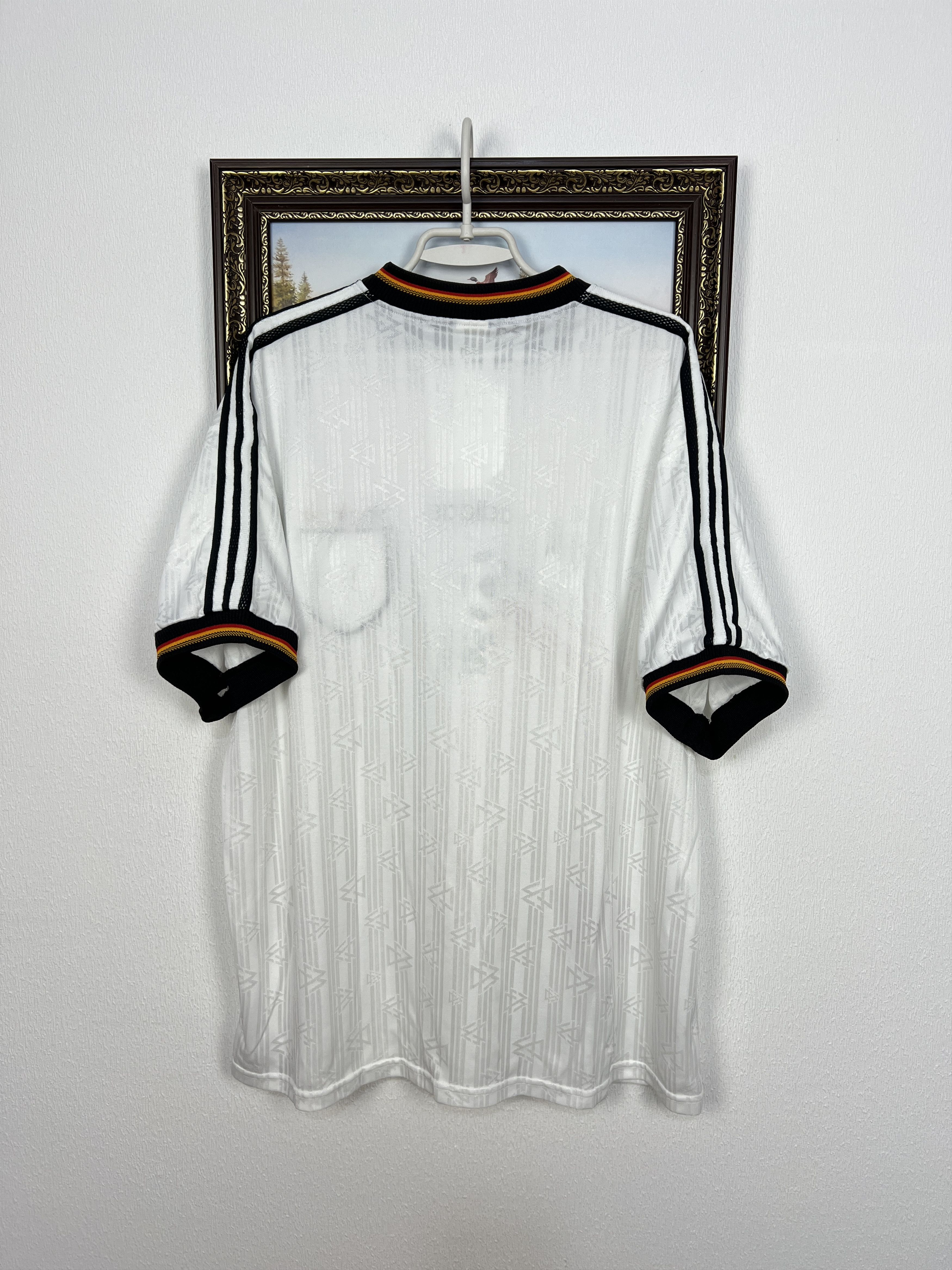 Adidas Germany Home football shirt 1996 Soccer Adidas Jersey Size US XXL / EU 58 / 5 - 10 Thumbnail