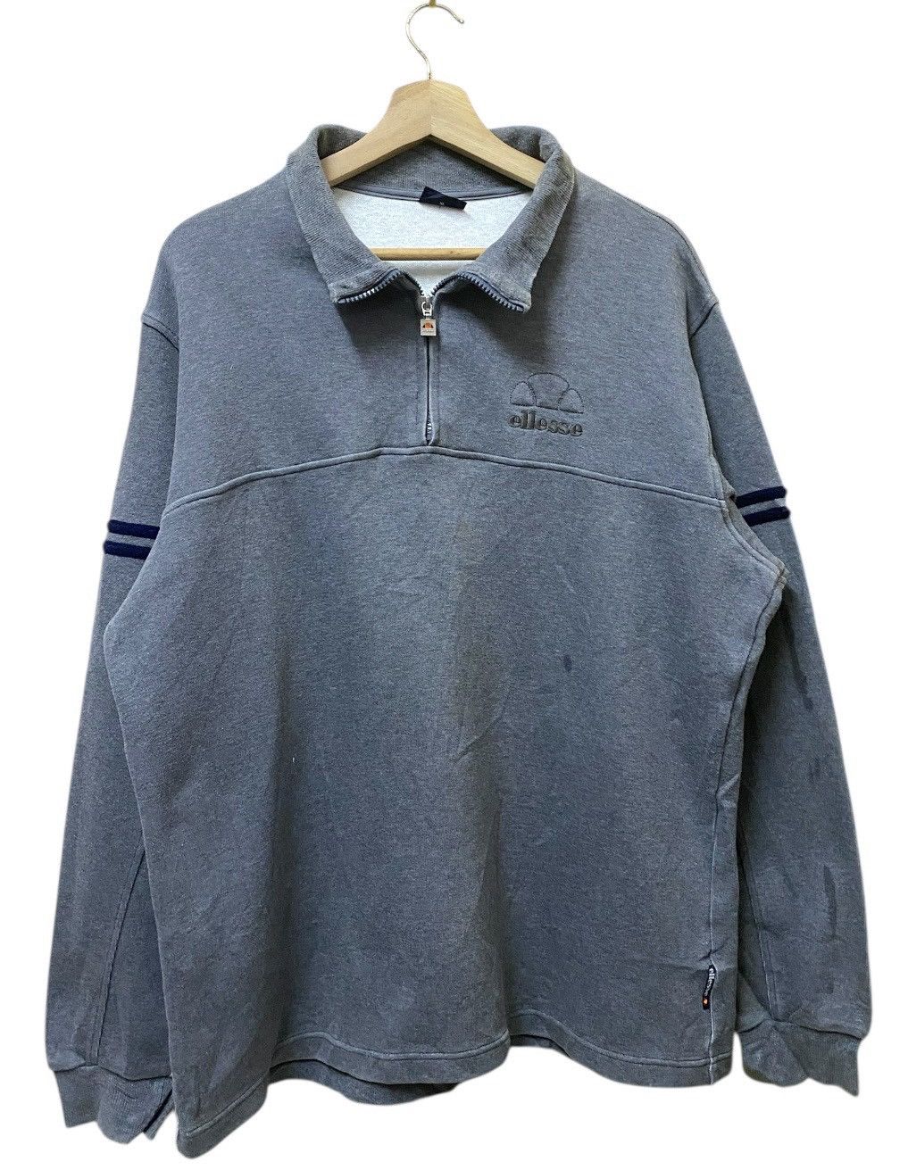 Ellesse Ellesse Sweatshirt Half zip Gray Colour Size US XL / EU 56 / 4 - 1 Thumbnail