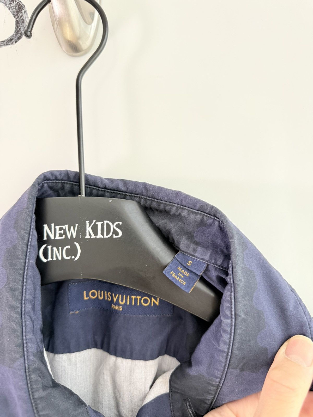 Louis Vuitton Louis Vuitton Nigo Blue Checkered Button Up Shirt Size US S / EU 44-46 / 1 - 4 Thumbnail